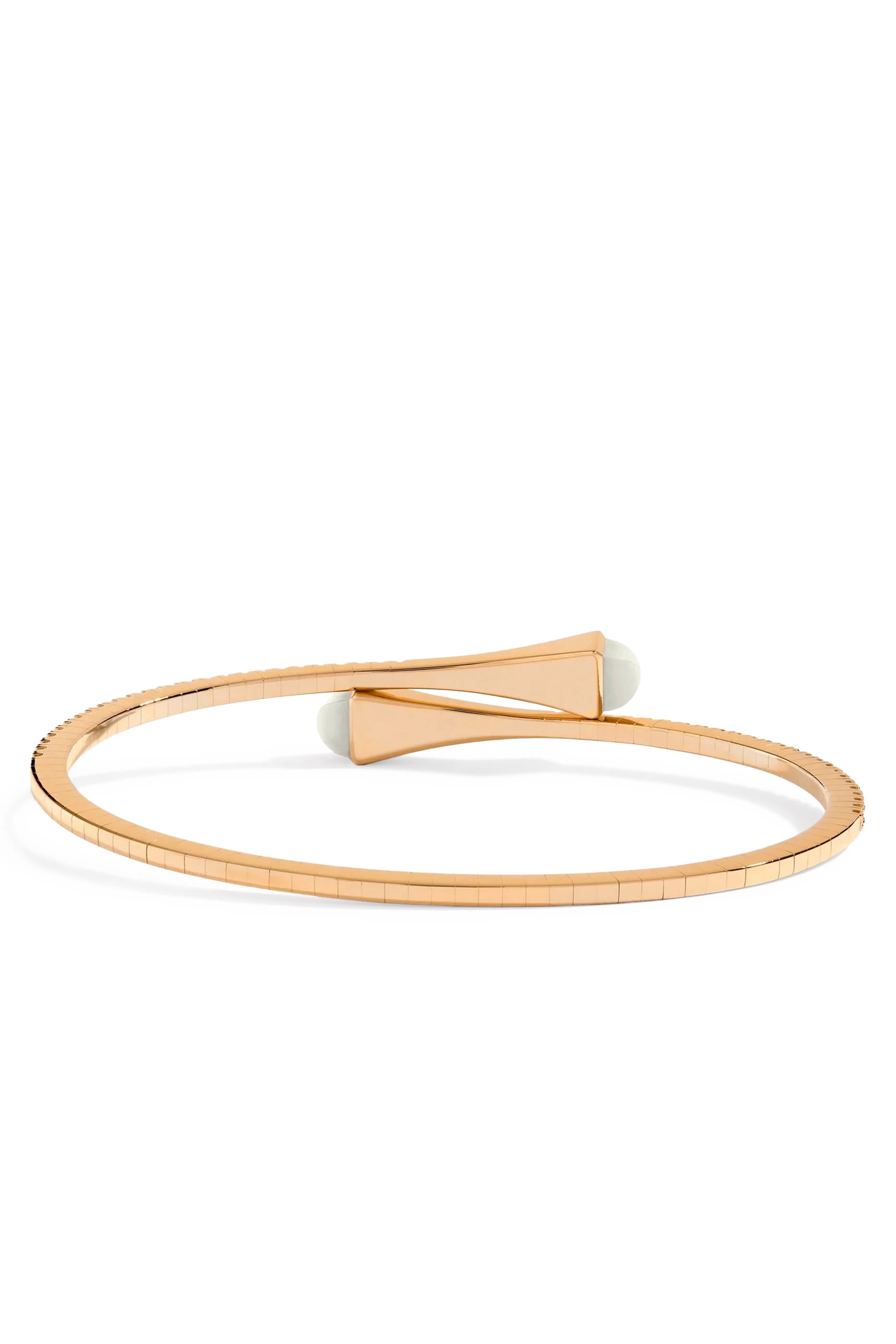 Cleo Slim Slip-On Bracelet, 18k Rose Gold & Diamonds