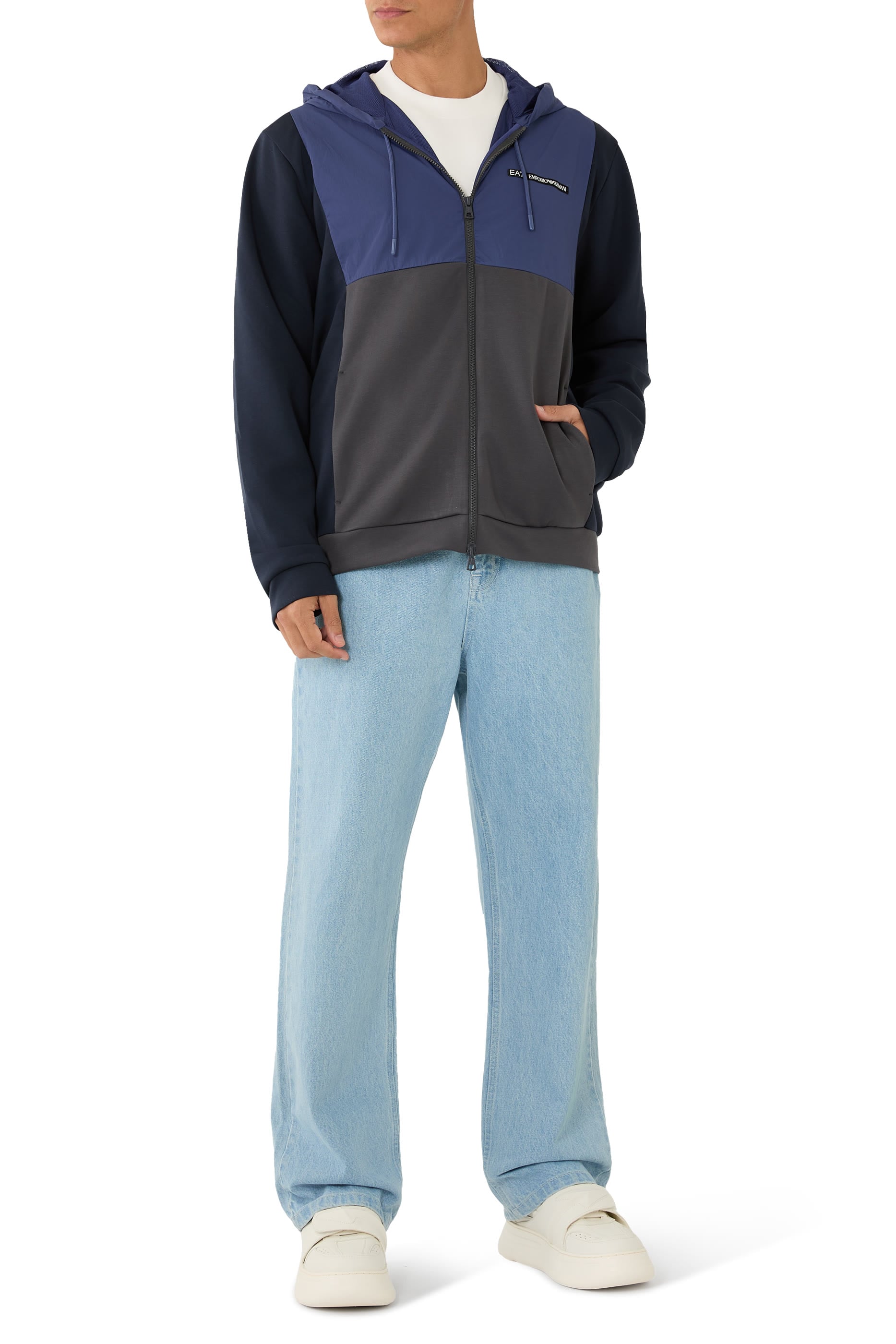 Athletic Colour Block Hoodie