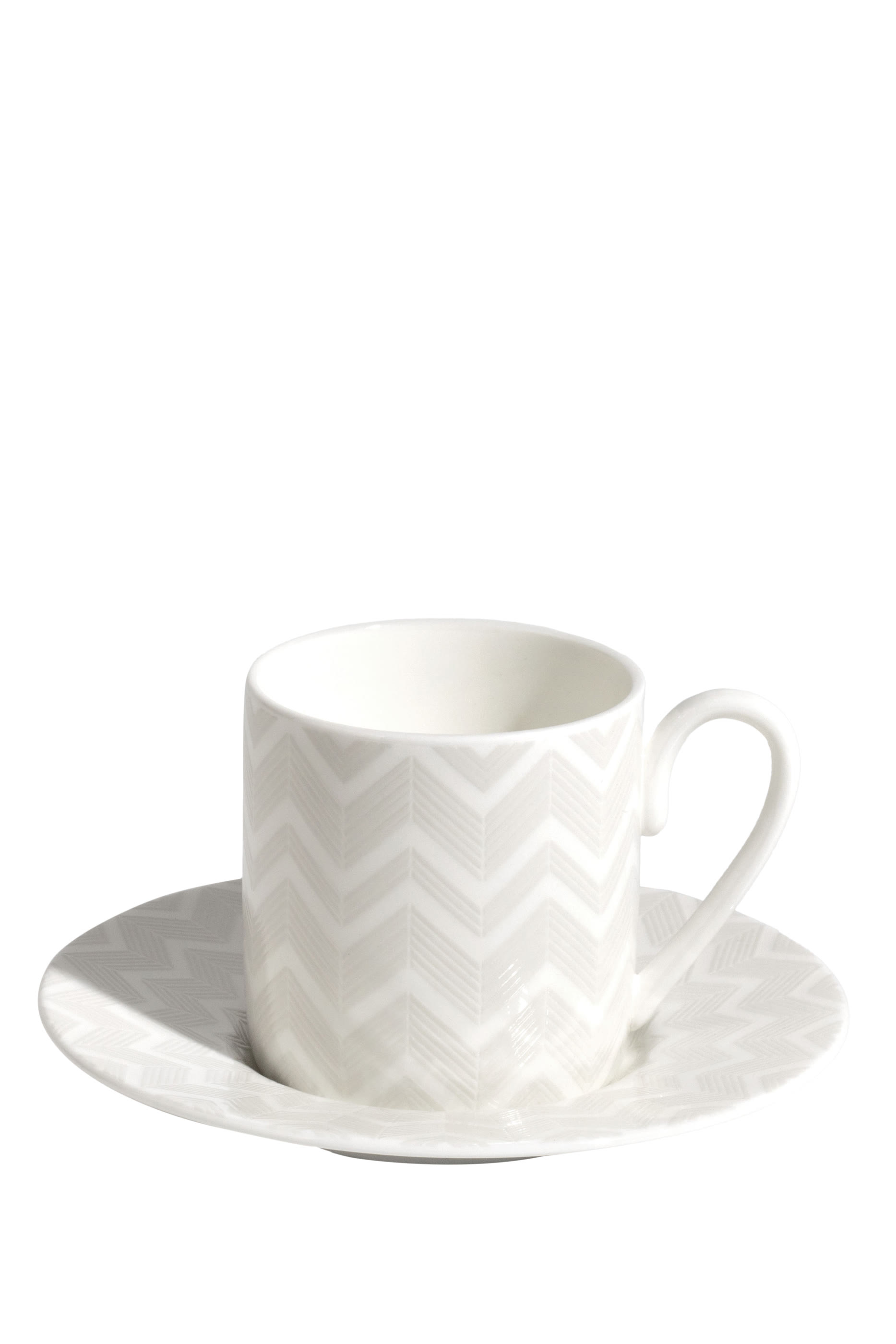 Zig-Zag Coffee Cup & Saucer