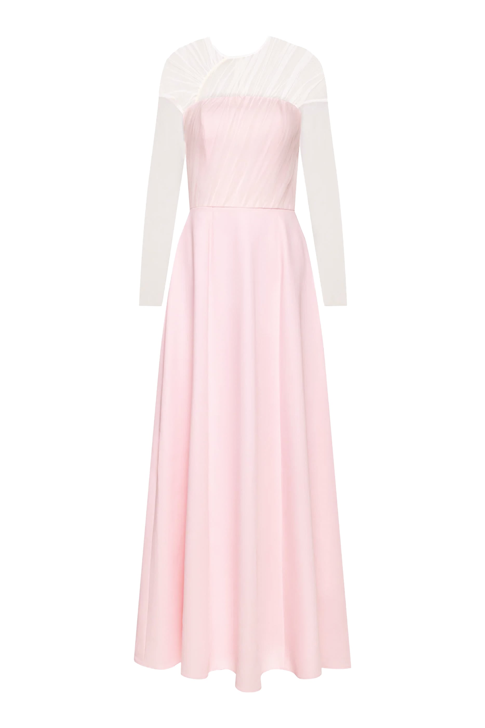 A-Line Crepe Ballgown