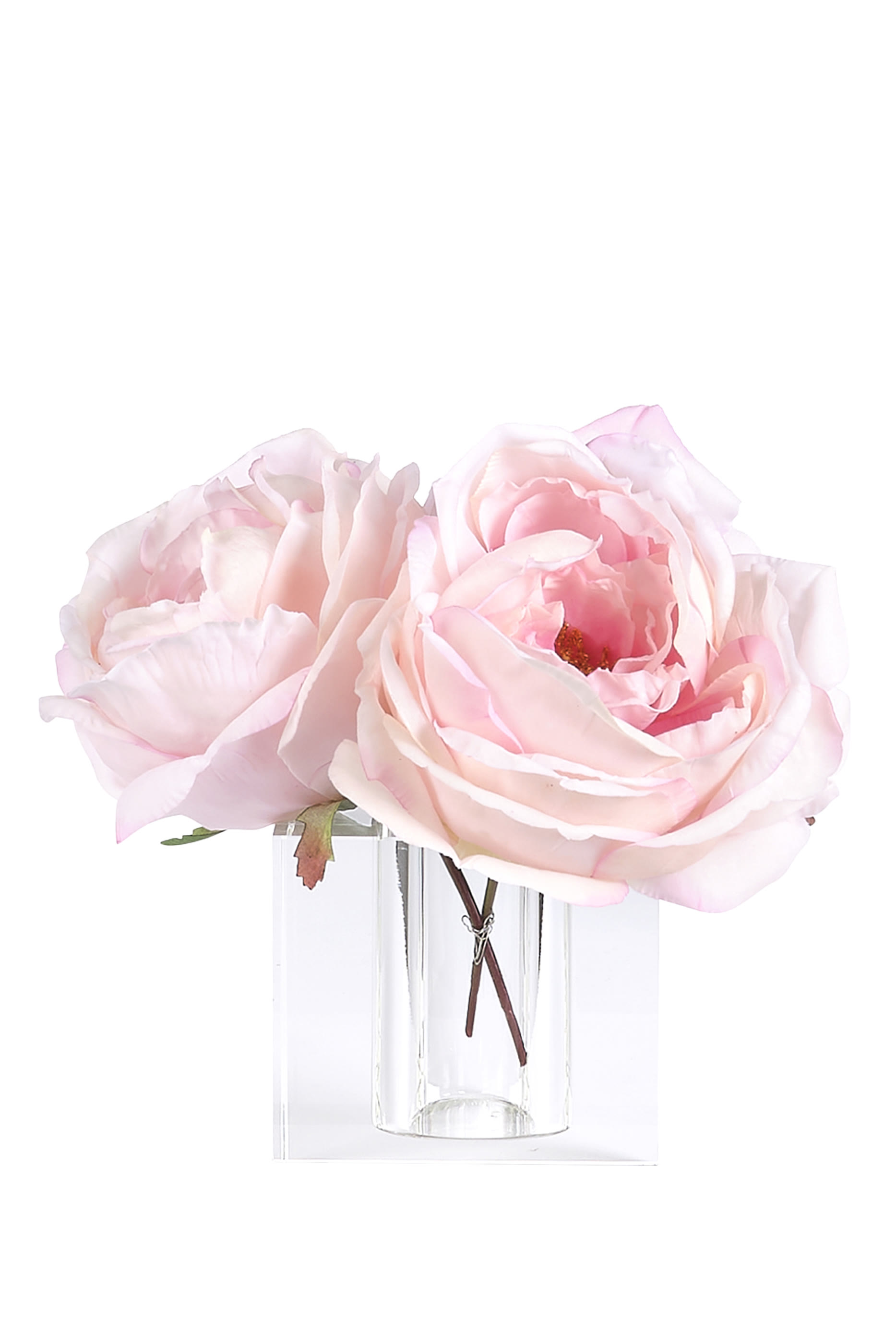  Rose in Block Vase