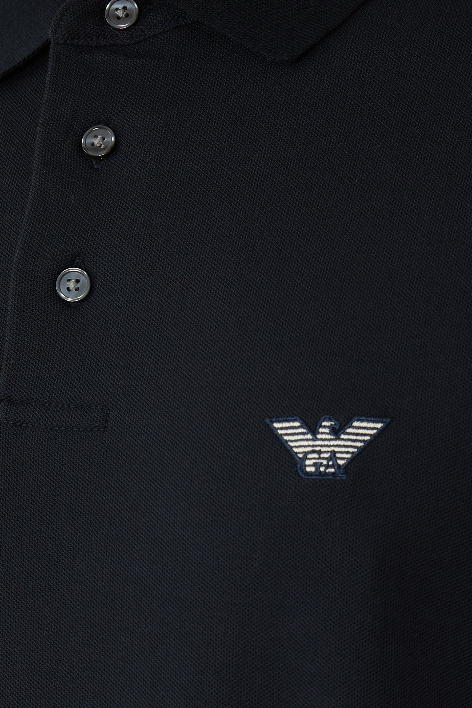 Embroidered Eagle Piqu&eacute; Polo Shirt