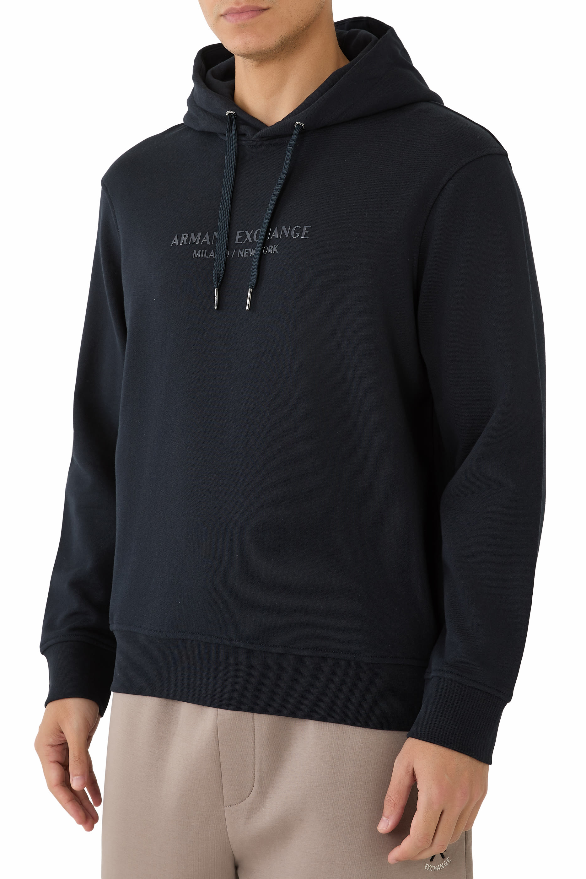 AX Logo Hoodie Sweatshirt