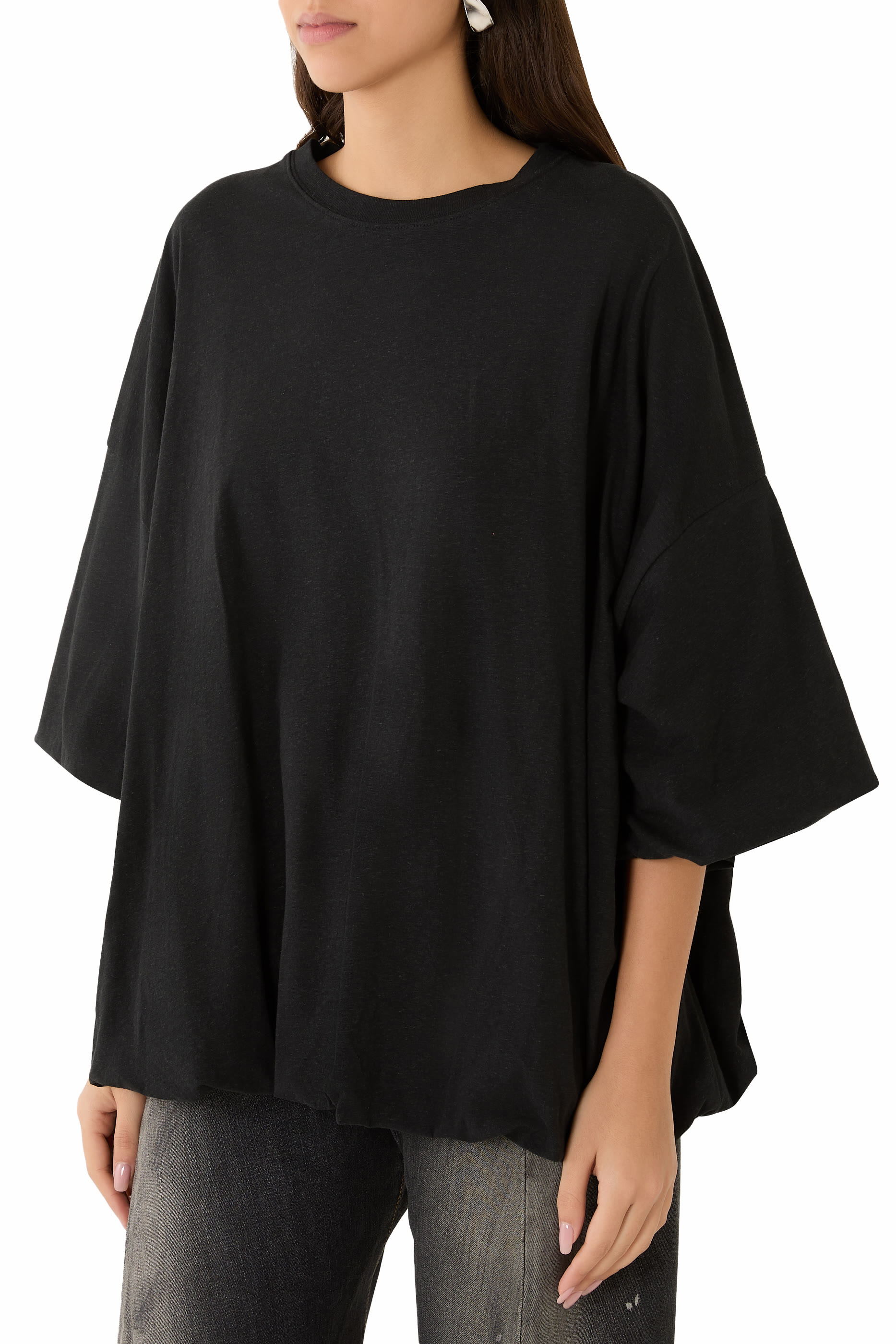  Gathered Logo T-Shirt 