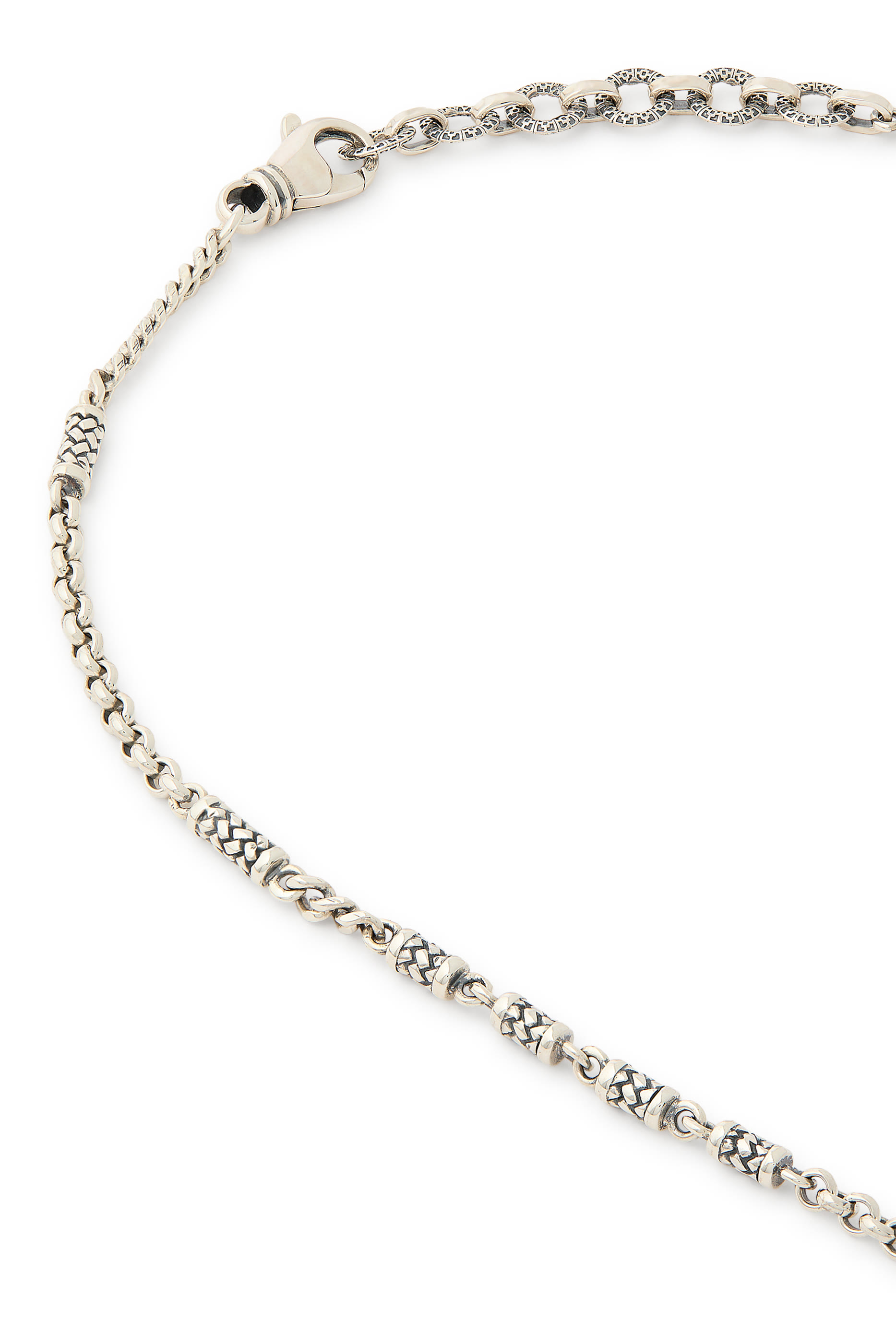 Confidence Wrap-Around Bracelet, Sterling Silver & Black Spinel