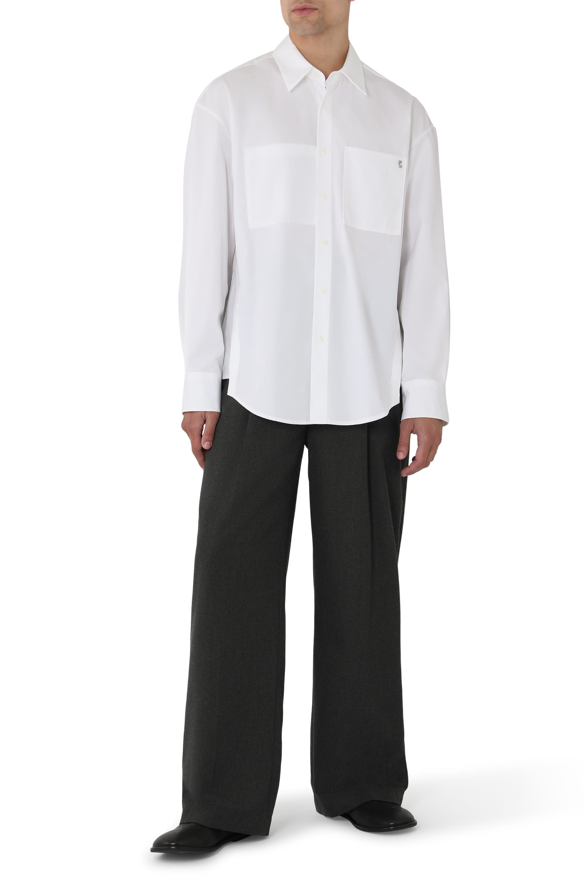 Cotton Back Logo Shirt