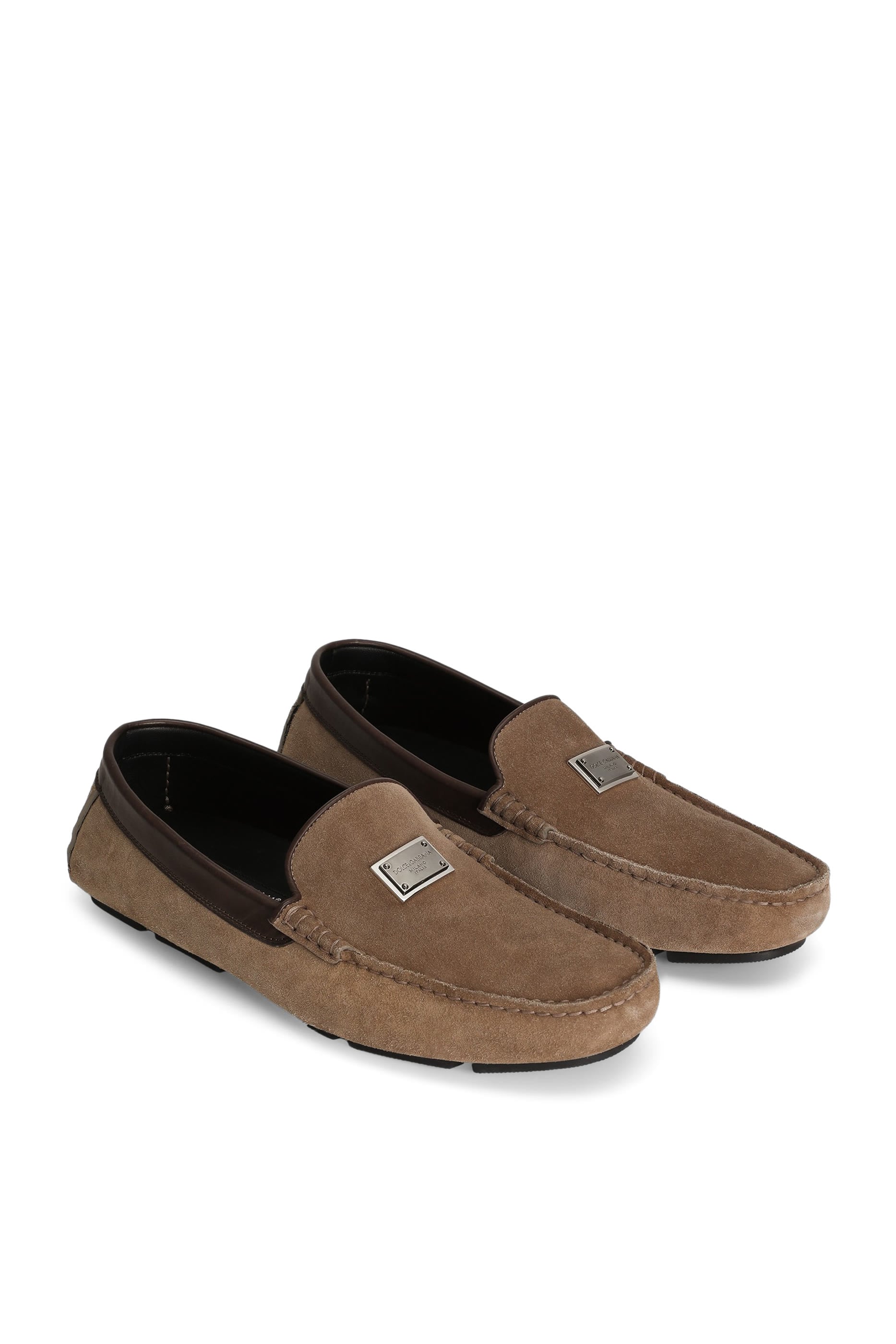 Split Calfskin Slippers 