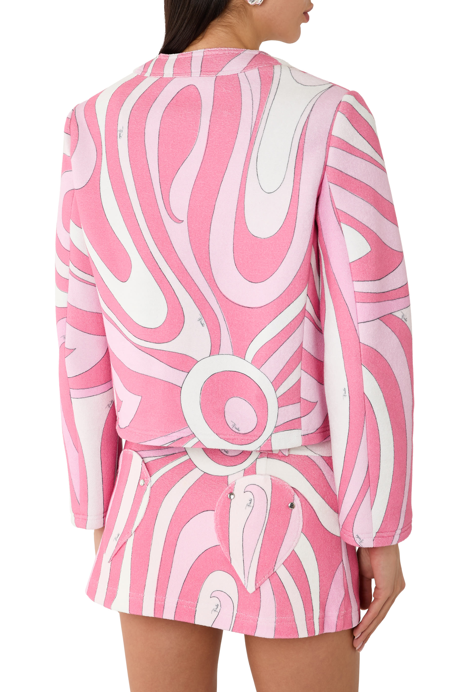 Marmo Print Jacket