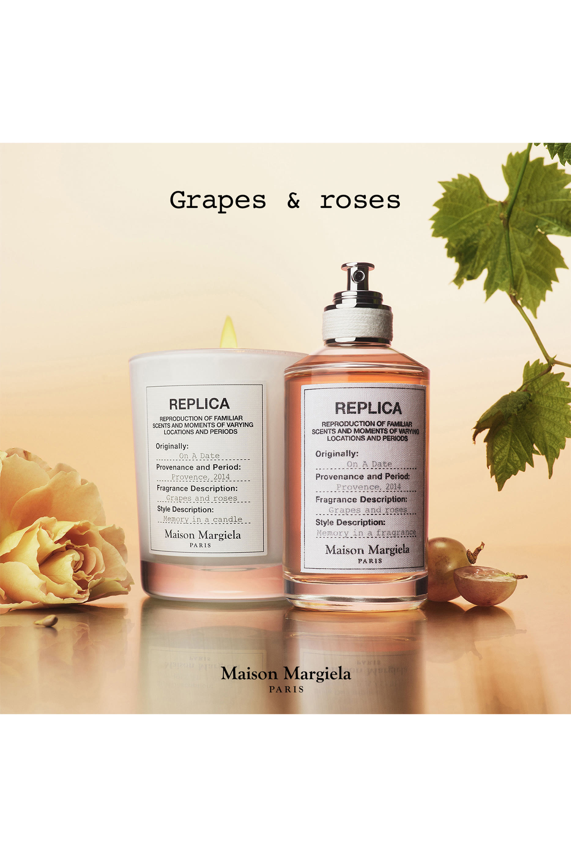 Replica On a Date Scented Candle
