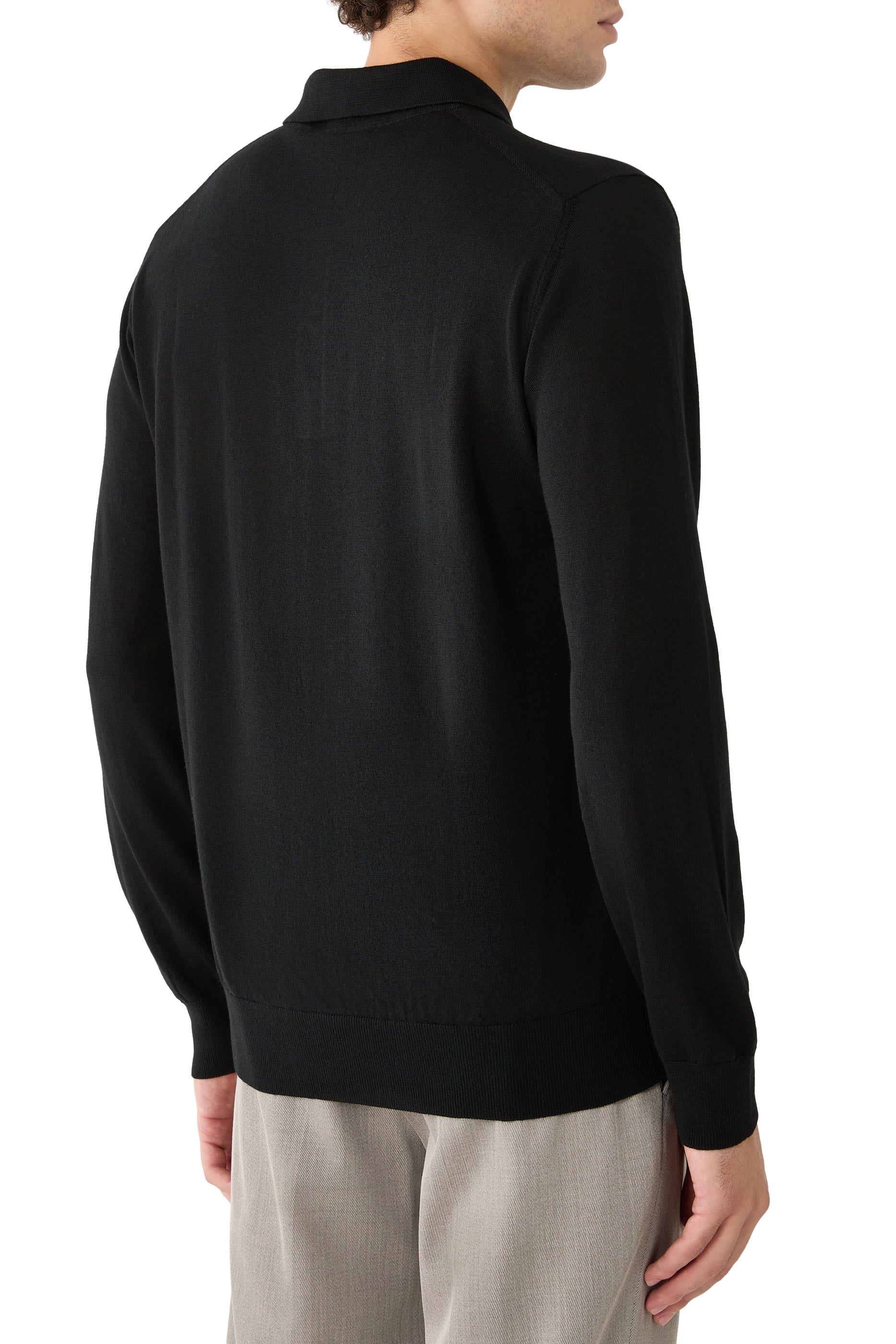 Merino Fine Knit Polo Shirt