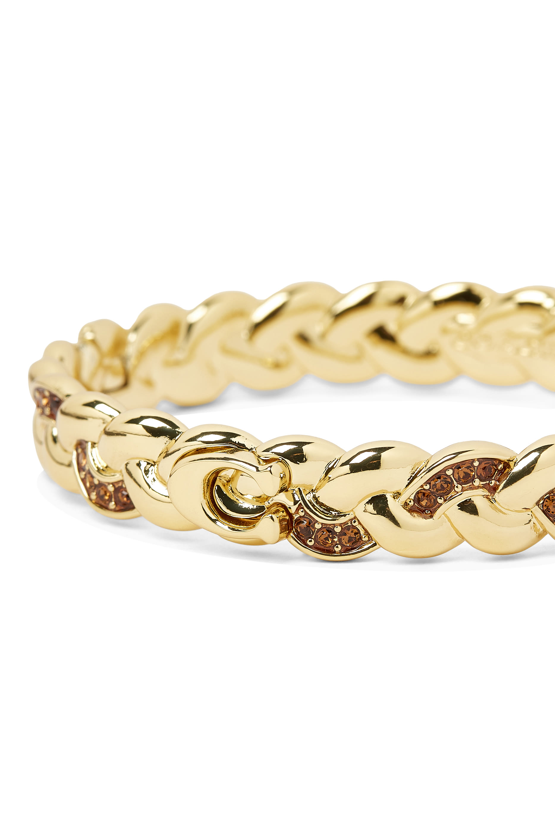 Braided Signature Hinged Bangle