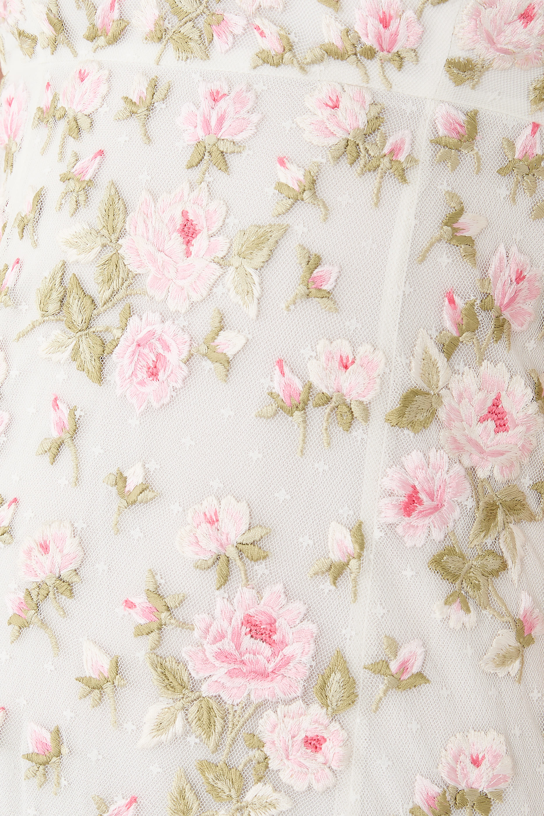 Rose Bloom Cape Gown