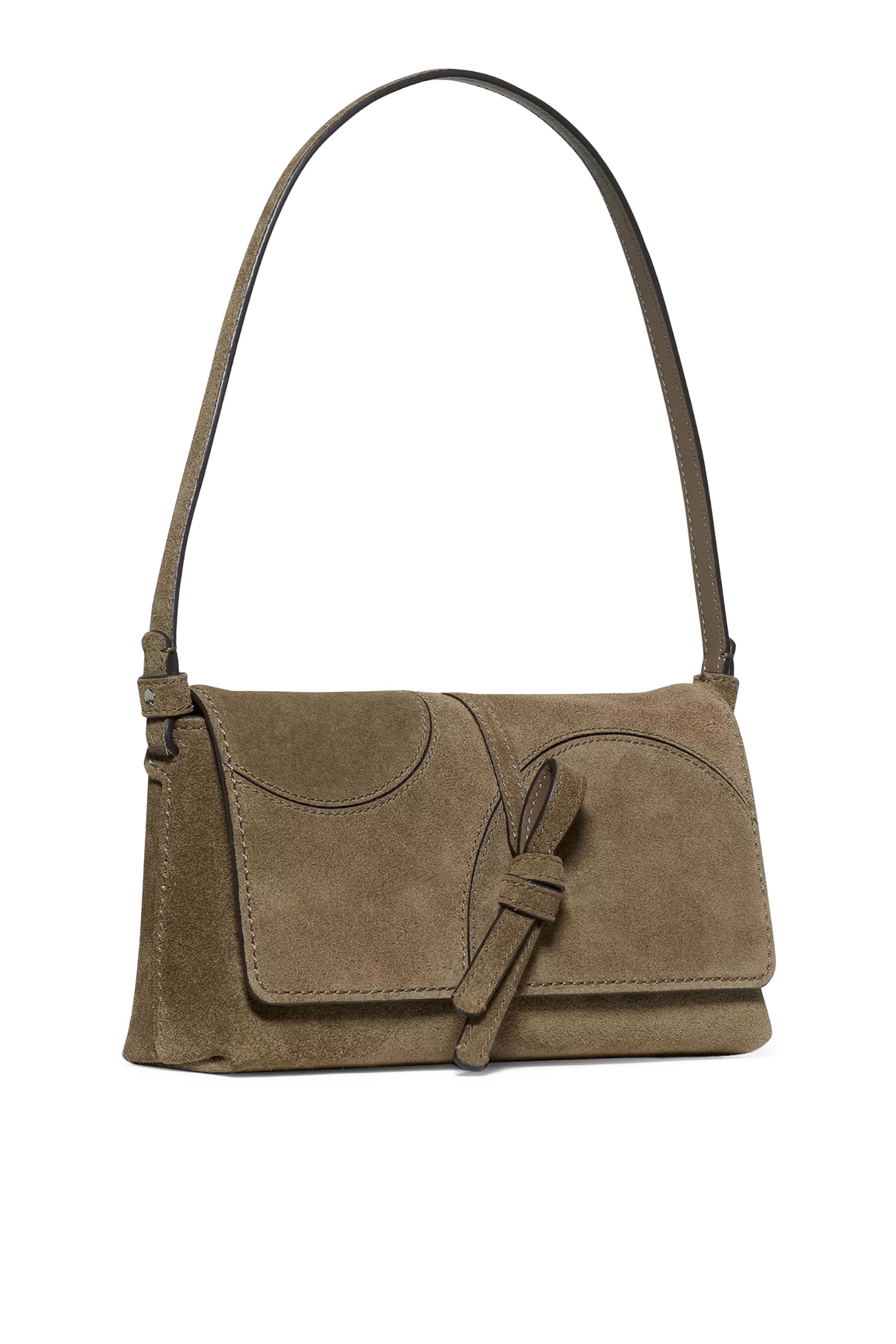  Loop Dot Patchwork Small Flap Shoulder Bag