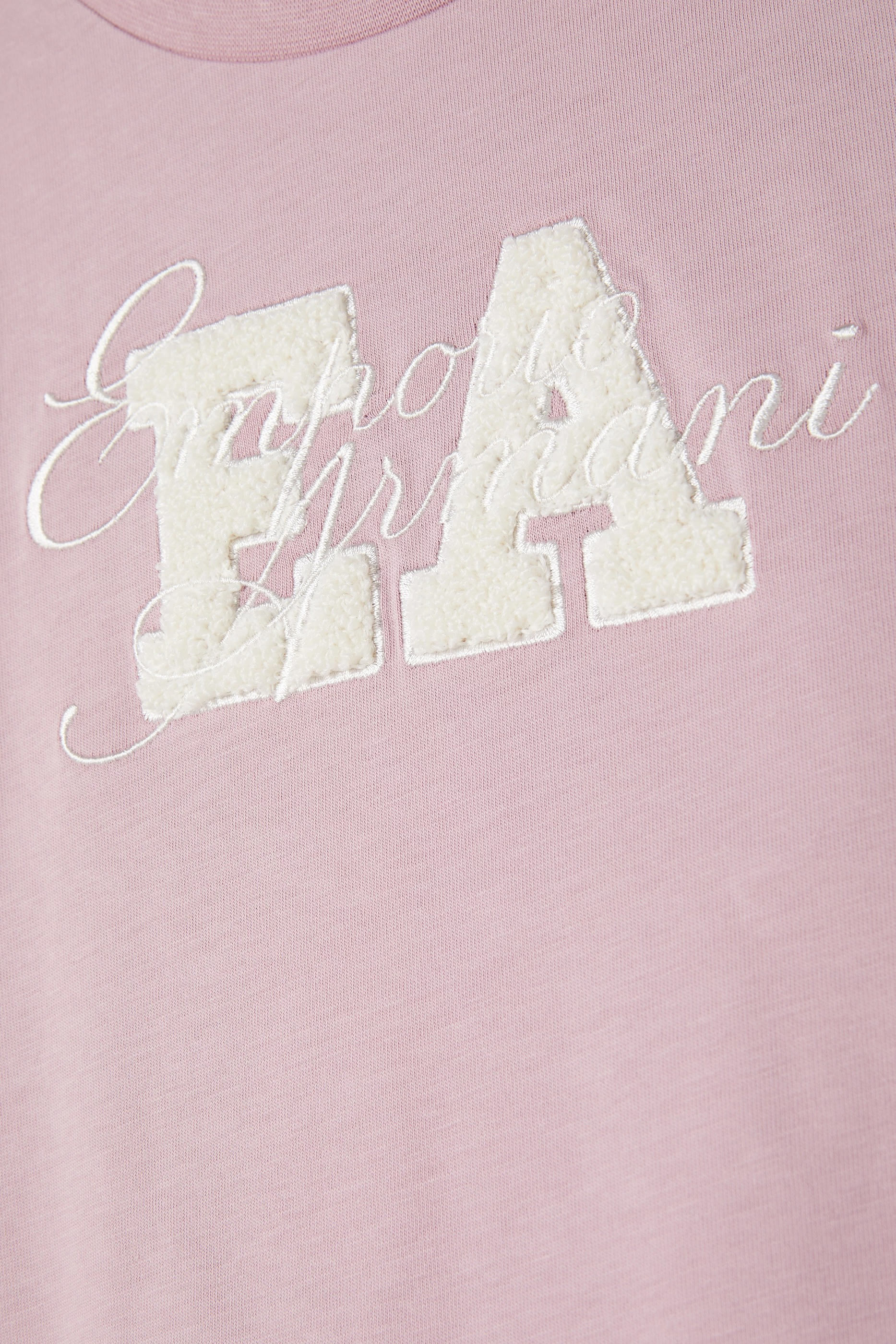 Kids EA Text Front-Detail T-Shirt