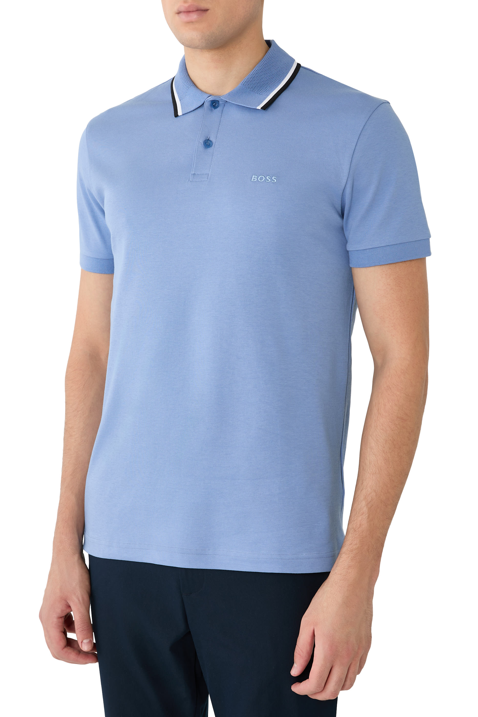 Paddy Cotton Piqu&eacute; Polo Shirt