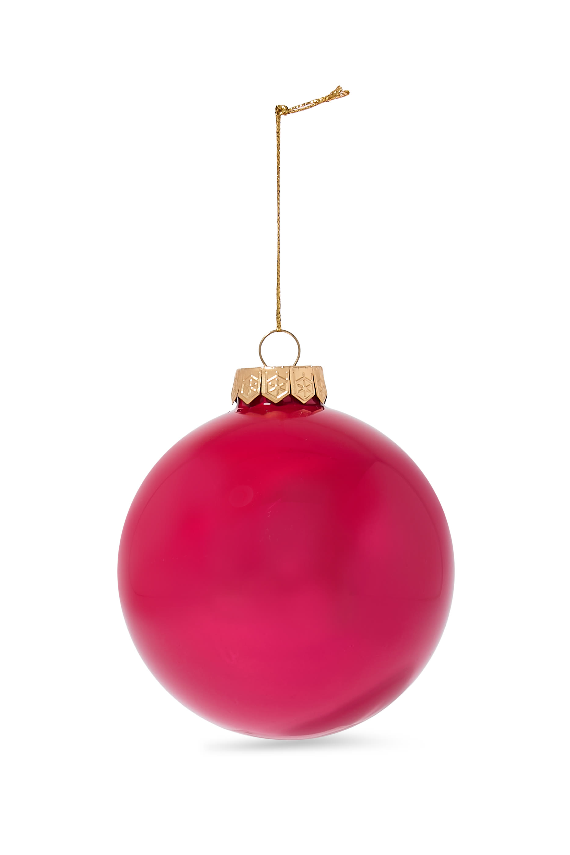 Glass Opaque Ball Ornaments, Set of 4