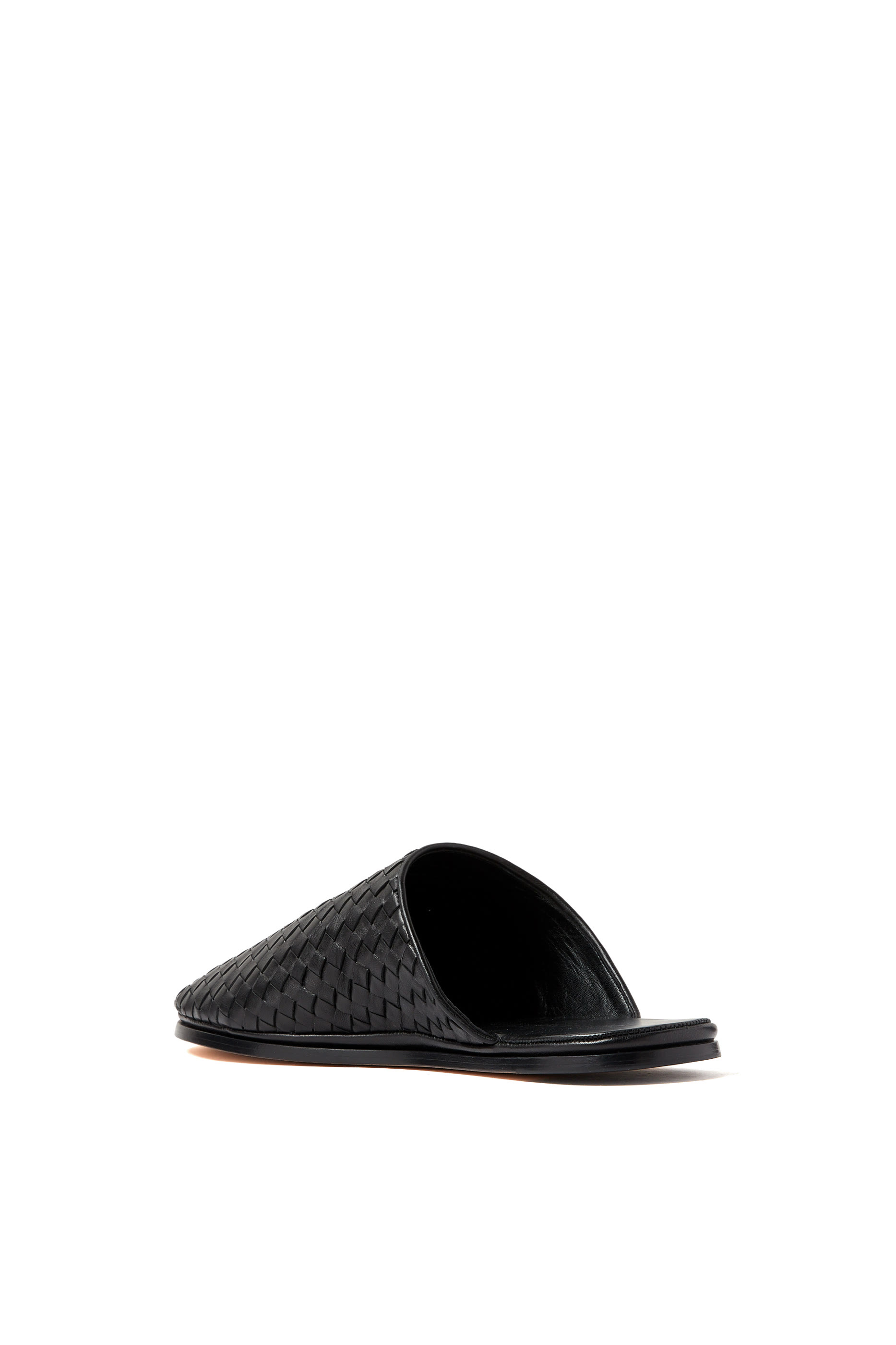 Intrecciato Leather Slippers
