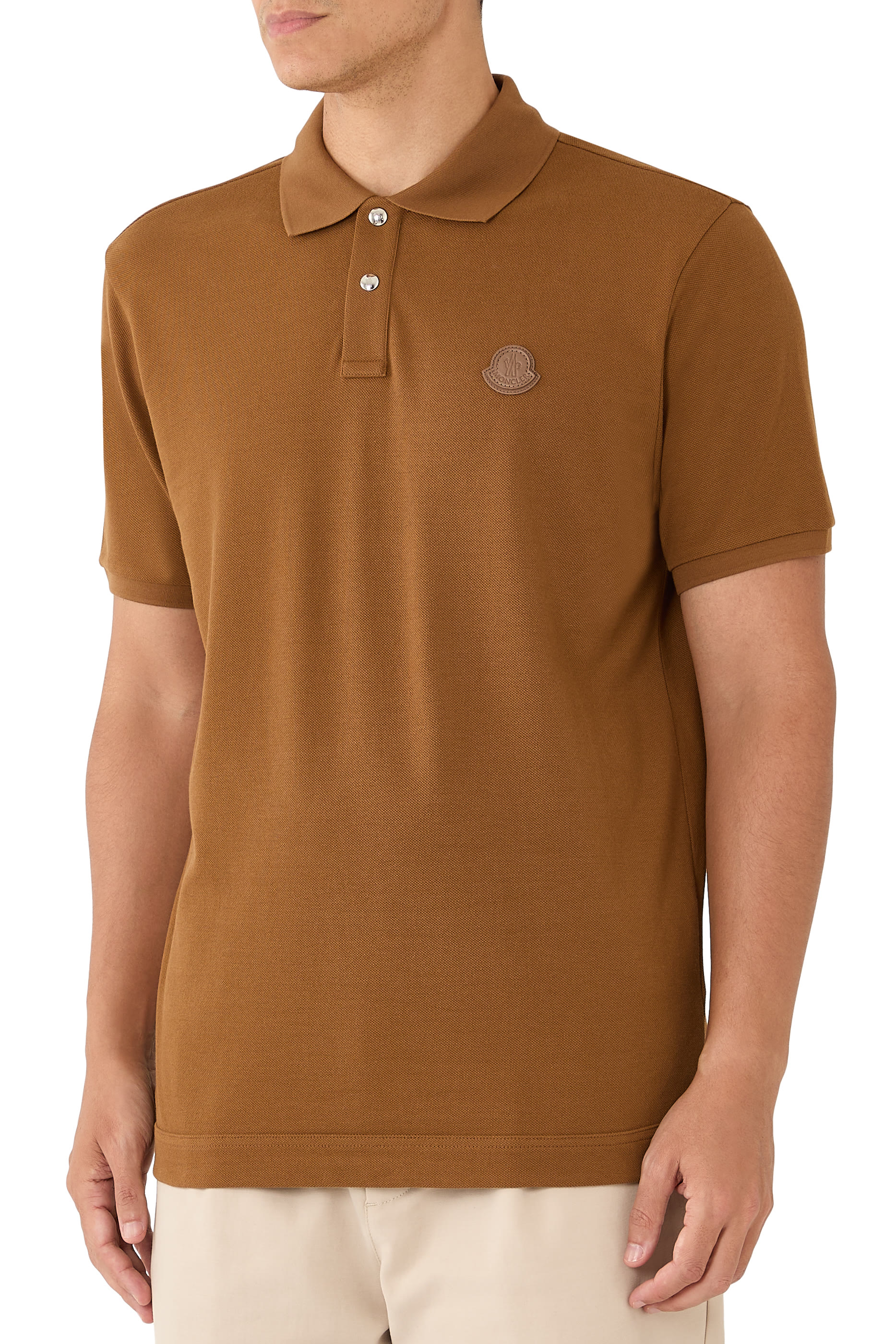 Logo Patch Polo Shirt