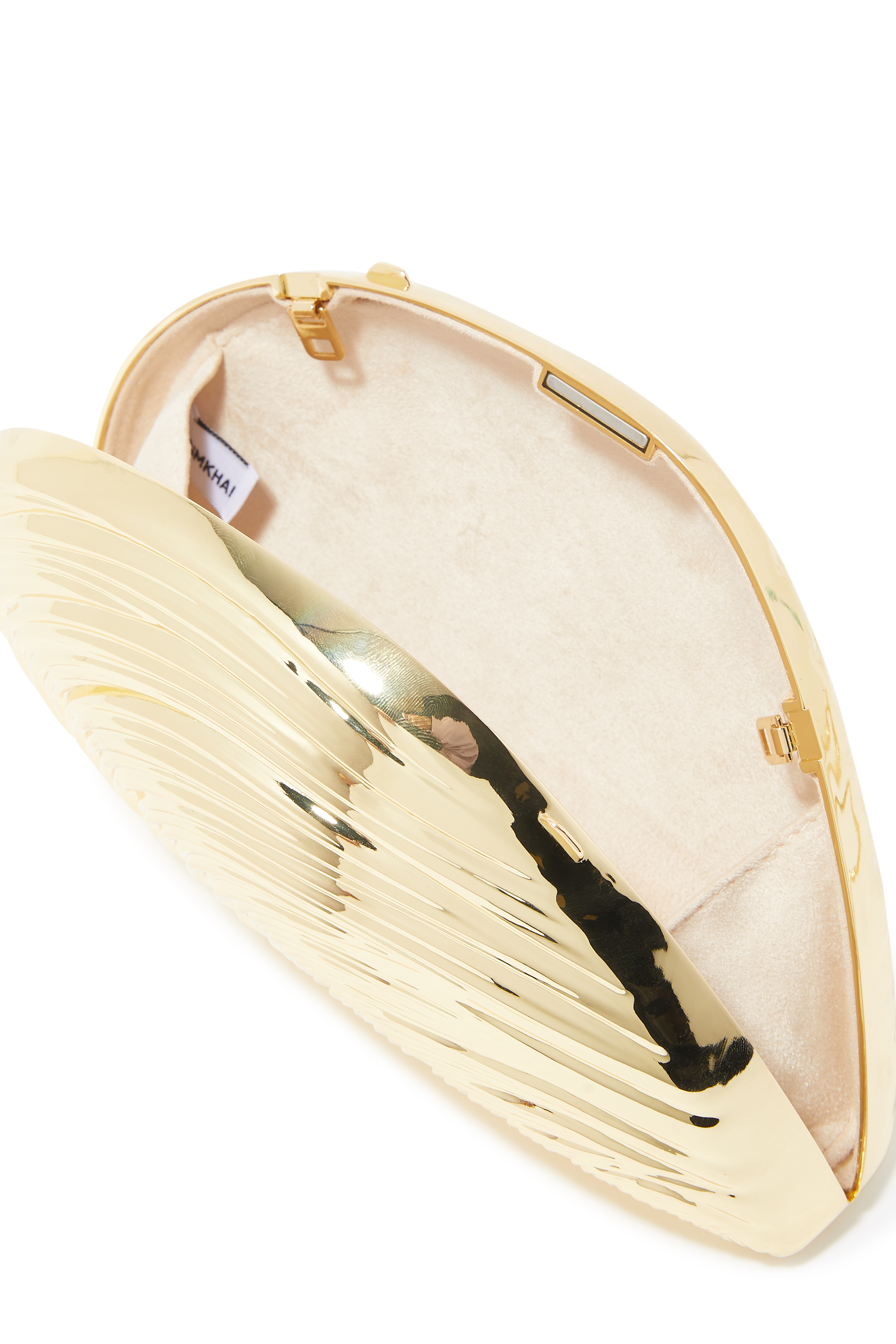 Bridget Metal Shell Clutch