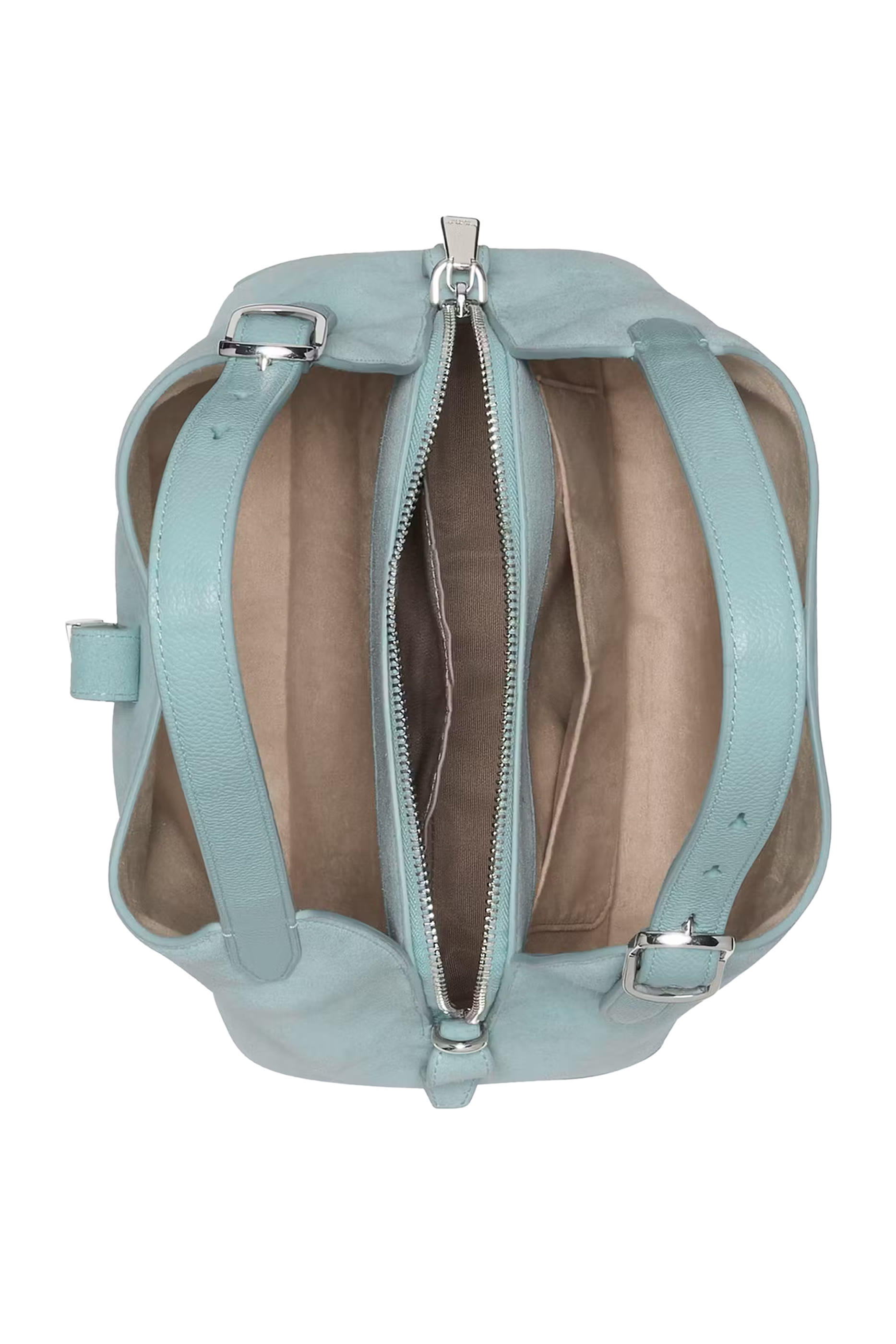 Deco Suede Crossbody Tote Bag