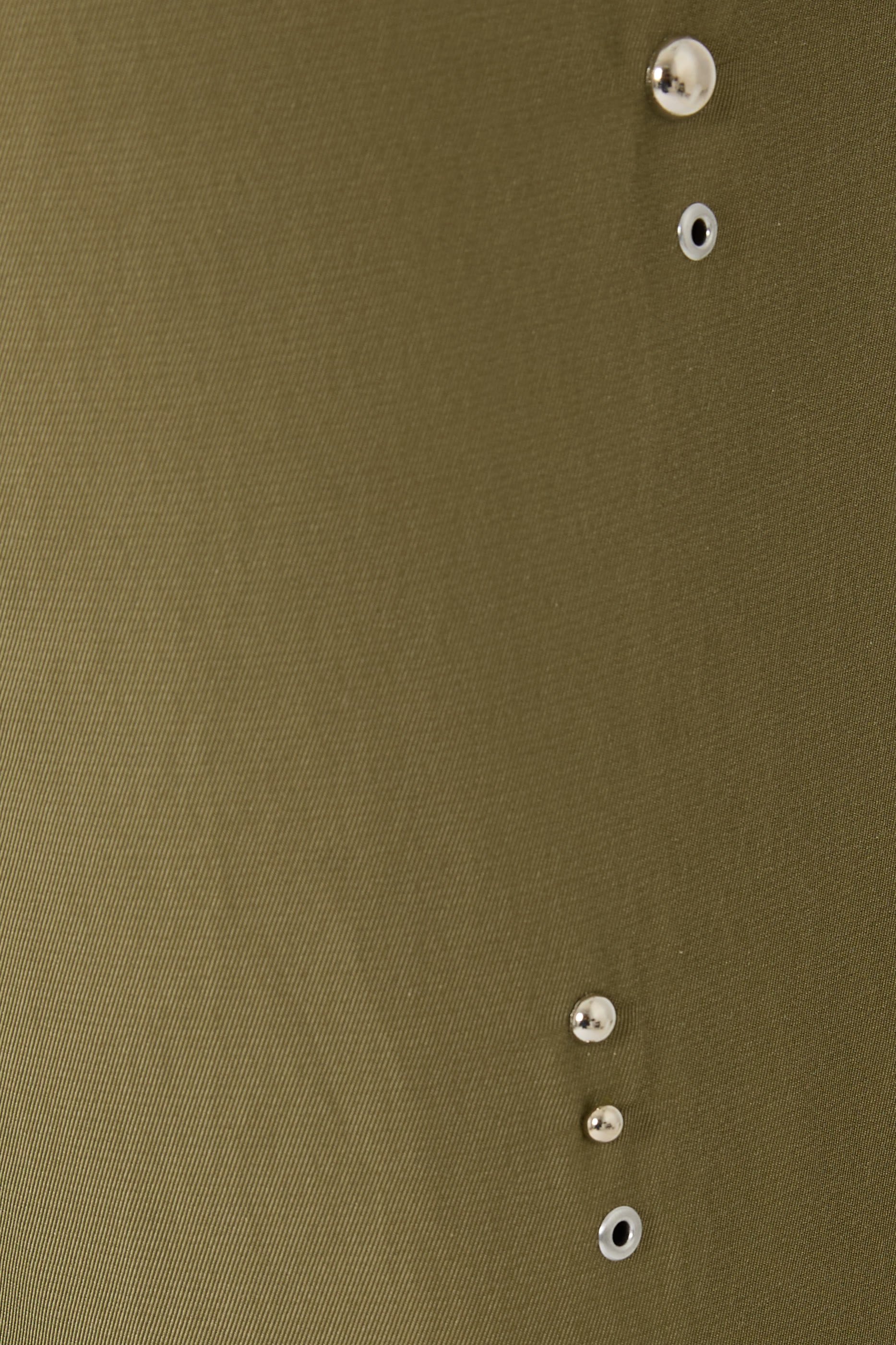 Stud Embellished Wide-Leg Pants