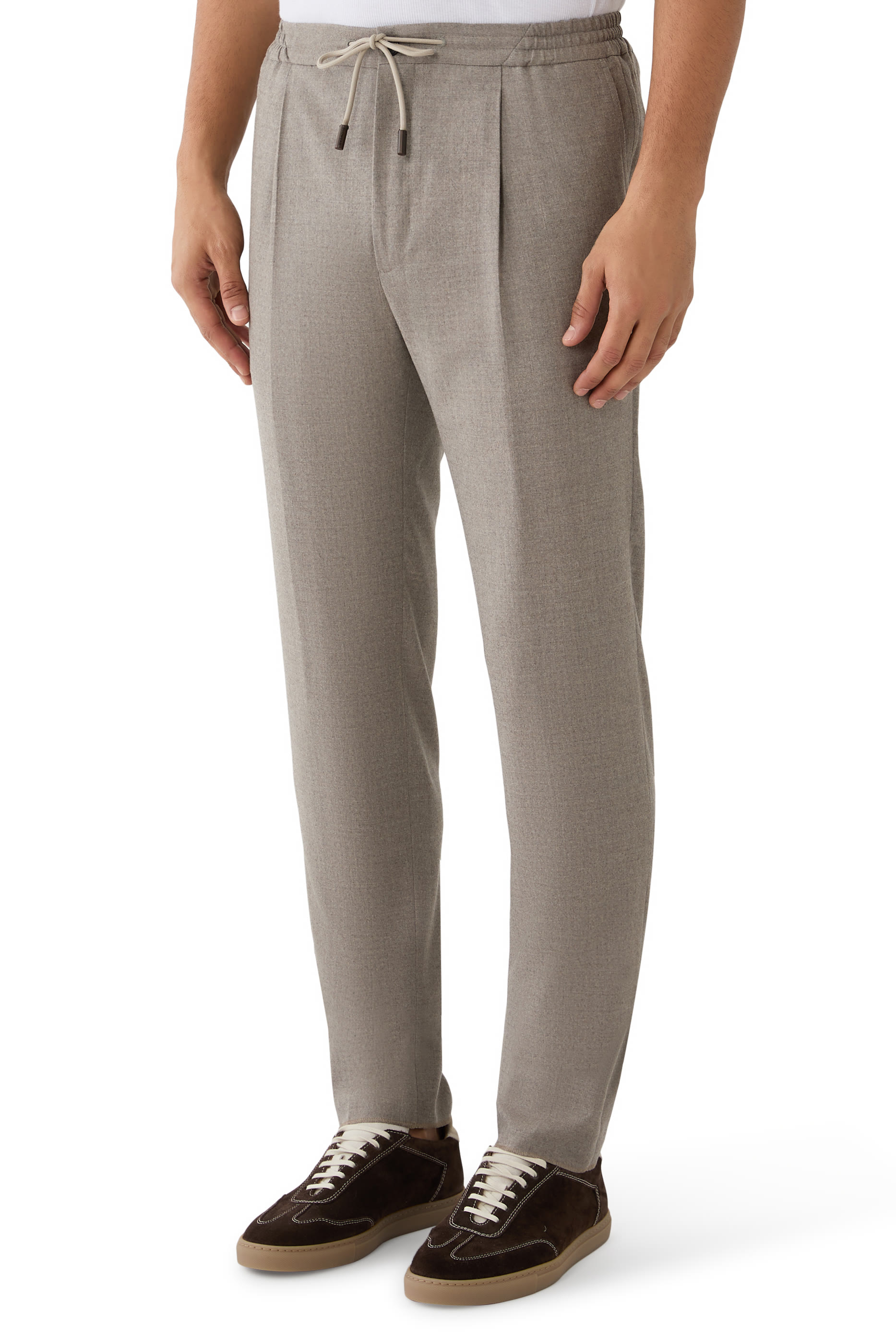 Incotex Tapered Pleated Trousers