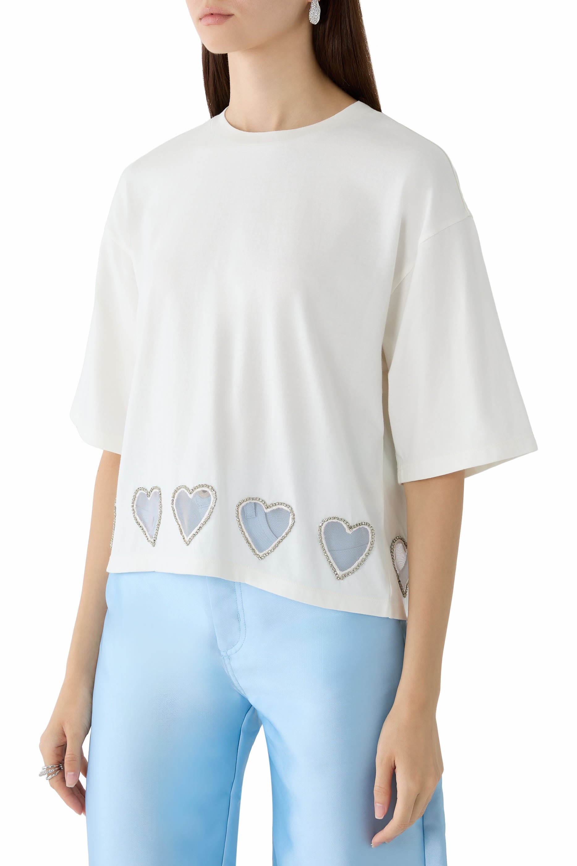Evan Oversized Crop T-Shirt 