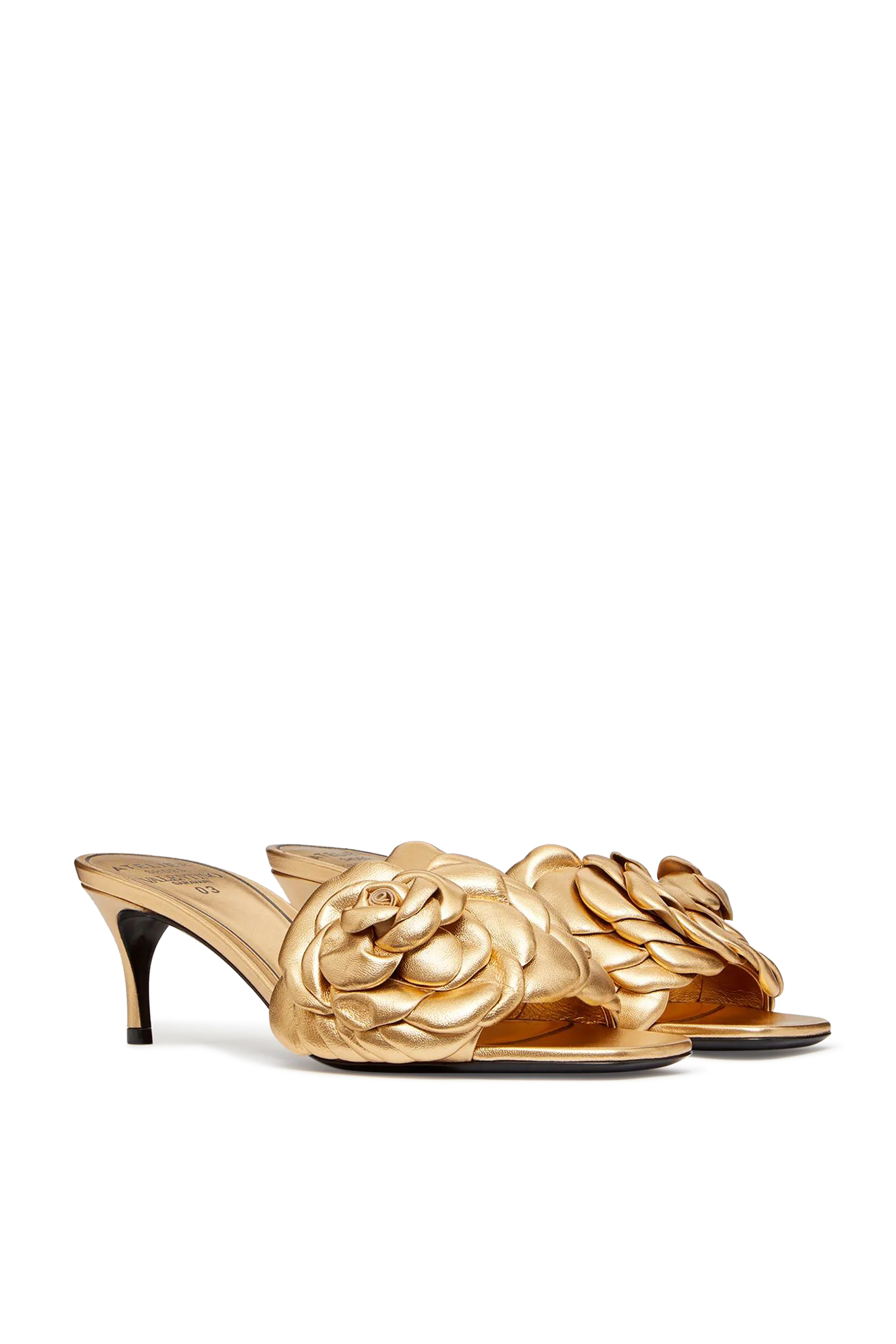 Rose 55 Leather Mules