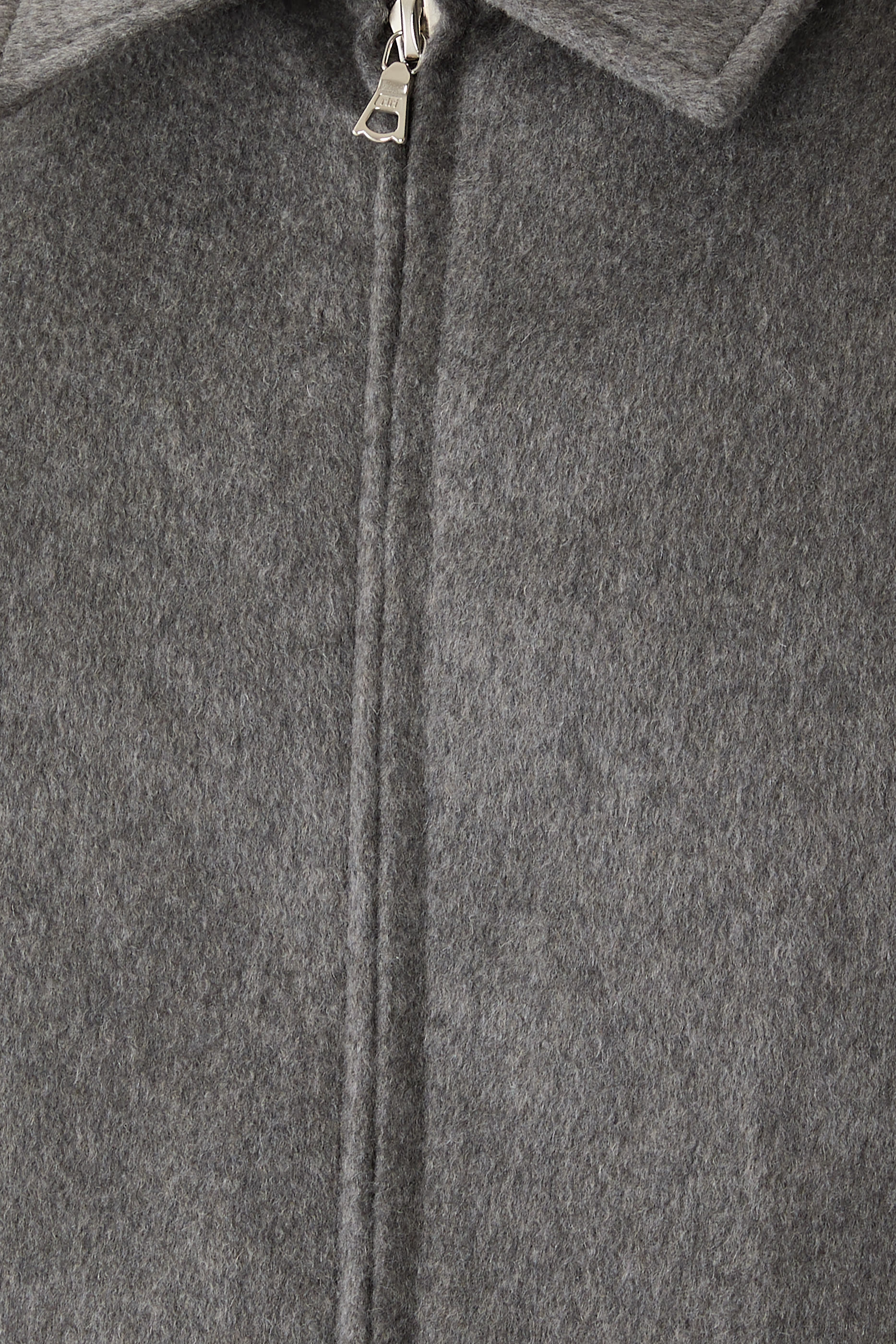 Pure Cashmere Zip Short Jacket