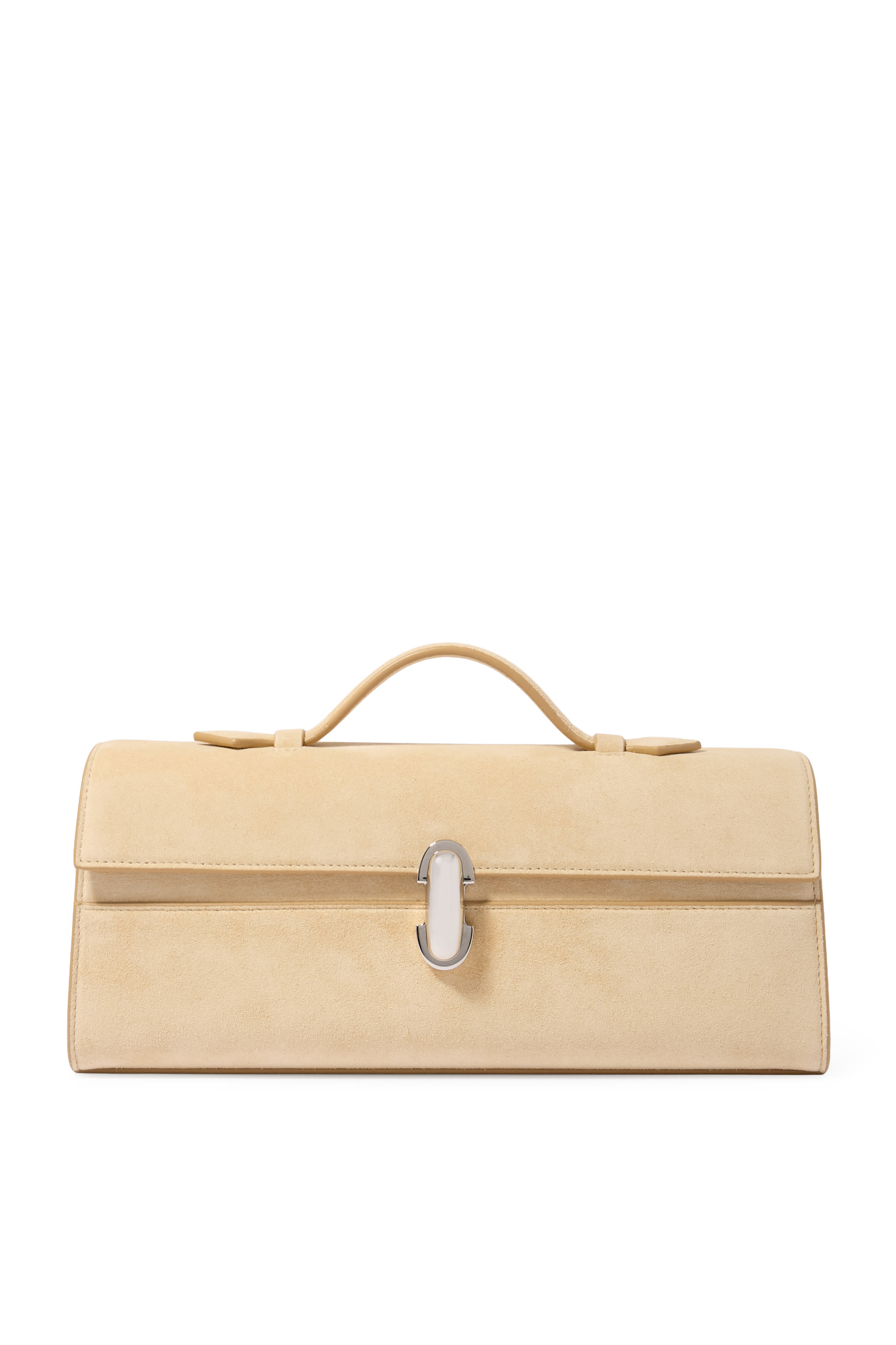 Slim Symmetry Pochette in Suede