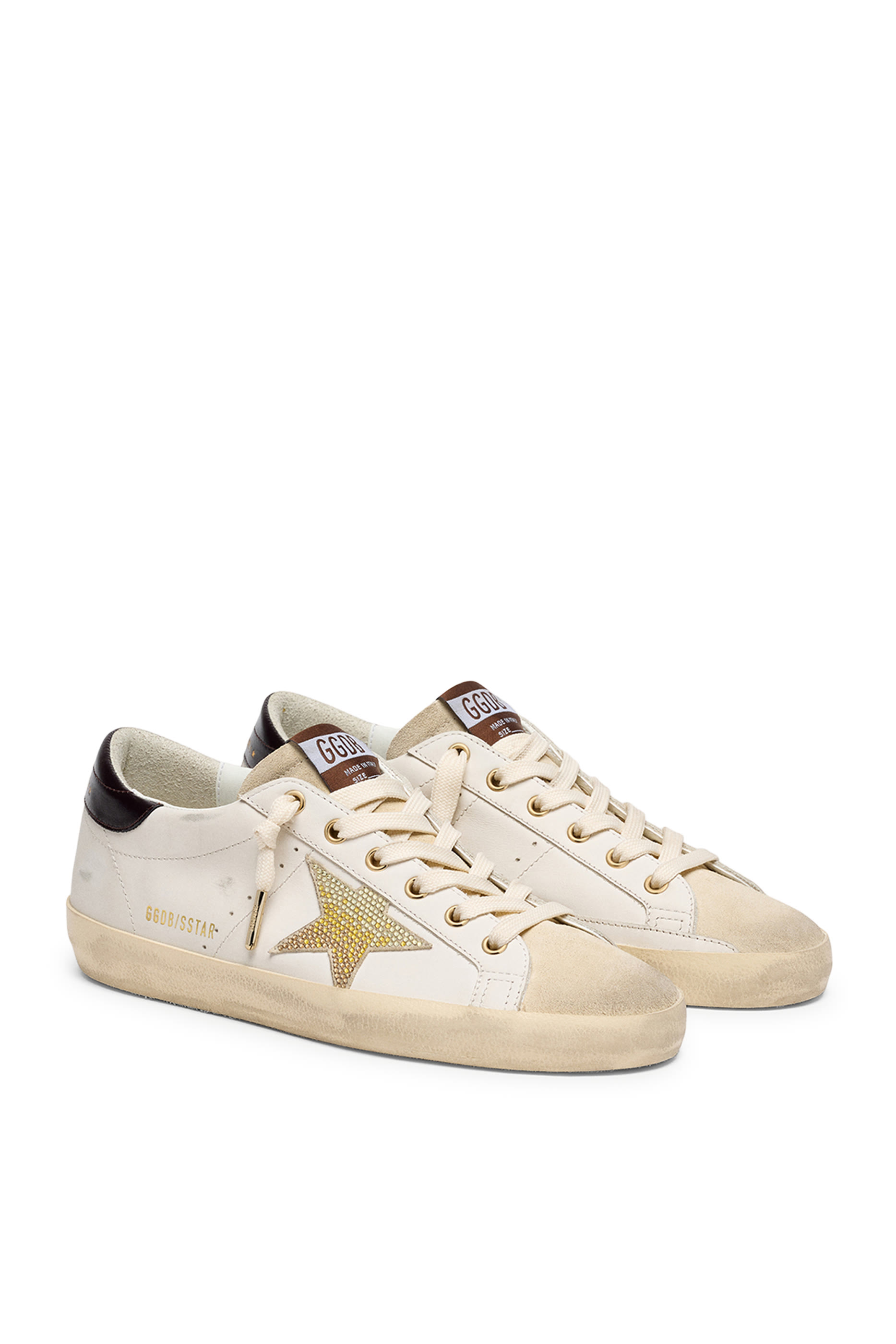 Super-Star Snaekers with Gold Swarovski Star 