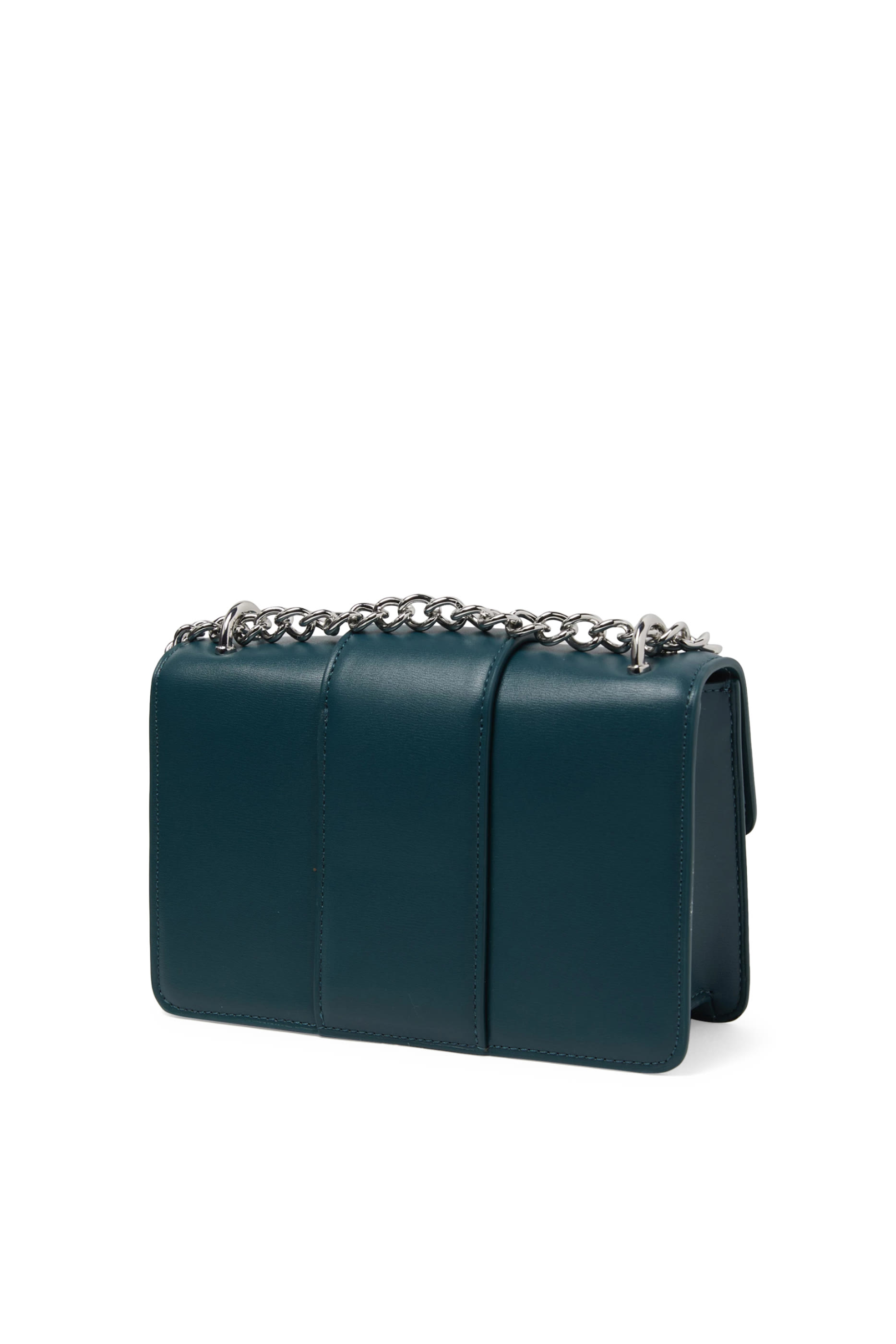 Metal Logo Shoulder Bag