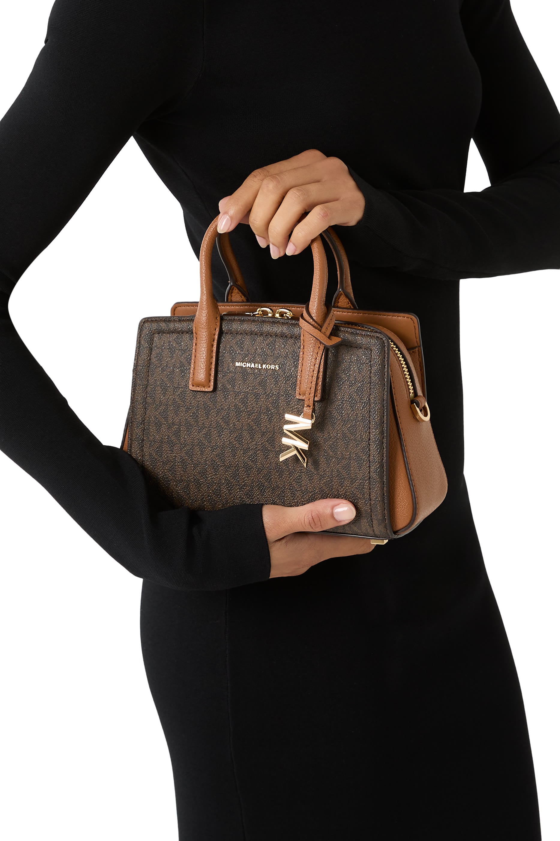  Laila Extra-Small Signature Logo Crossbody Bag 