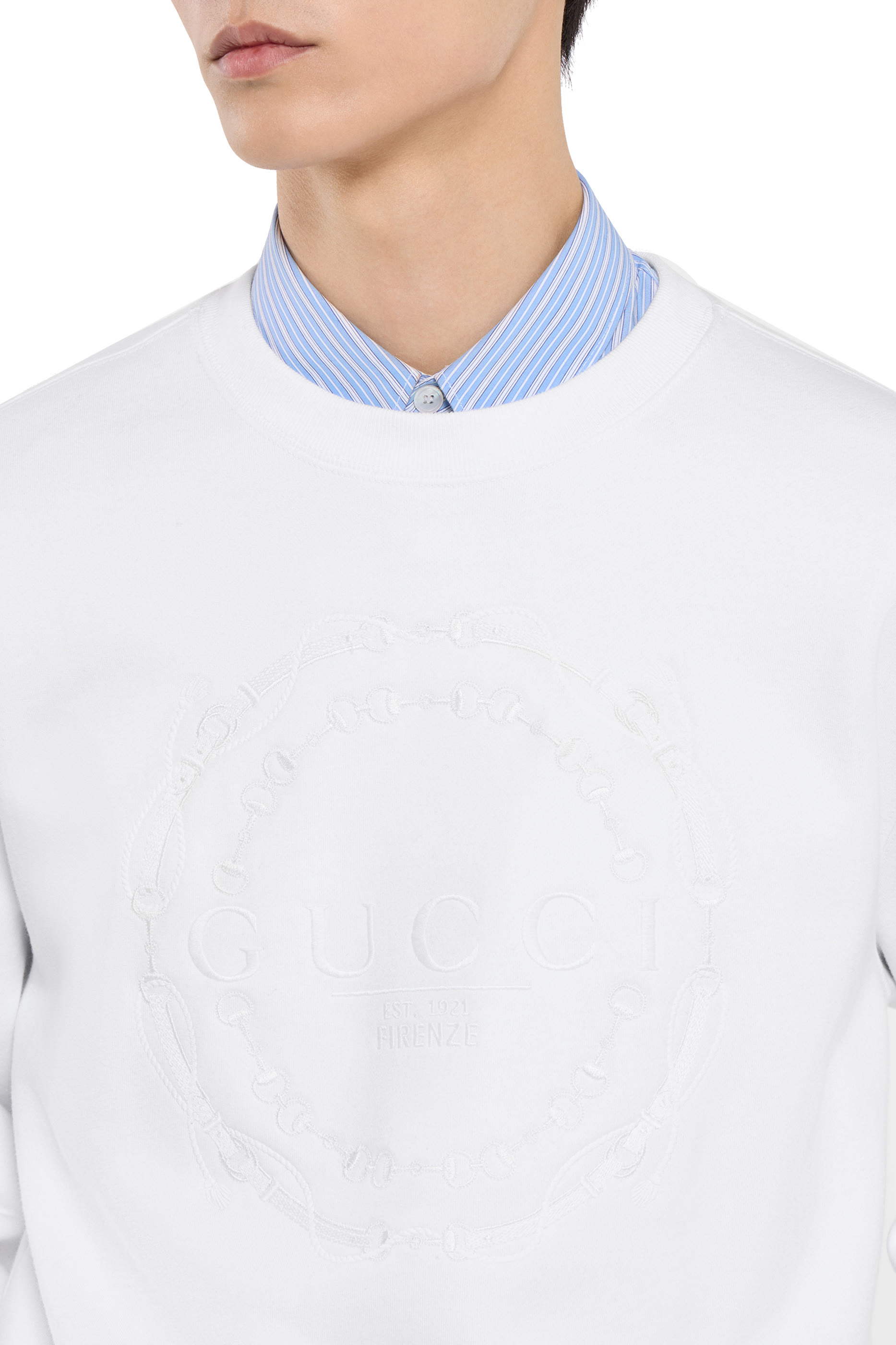 Embroidered Cotton Jersey Sweatshirt
