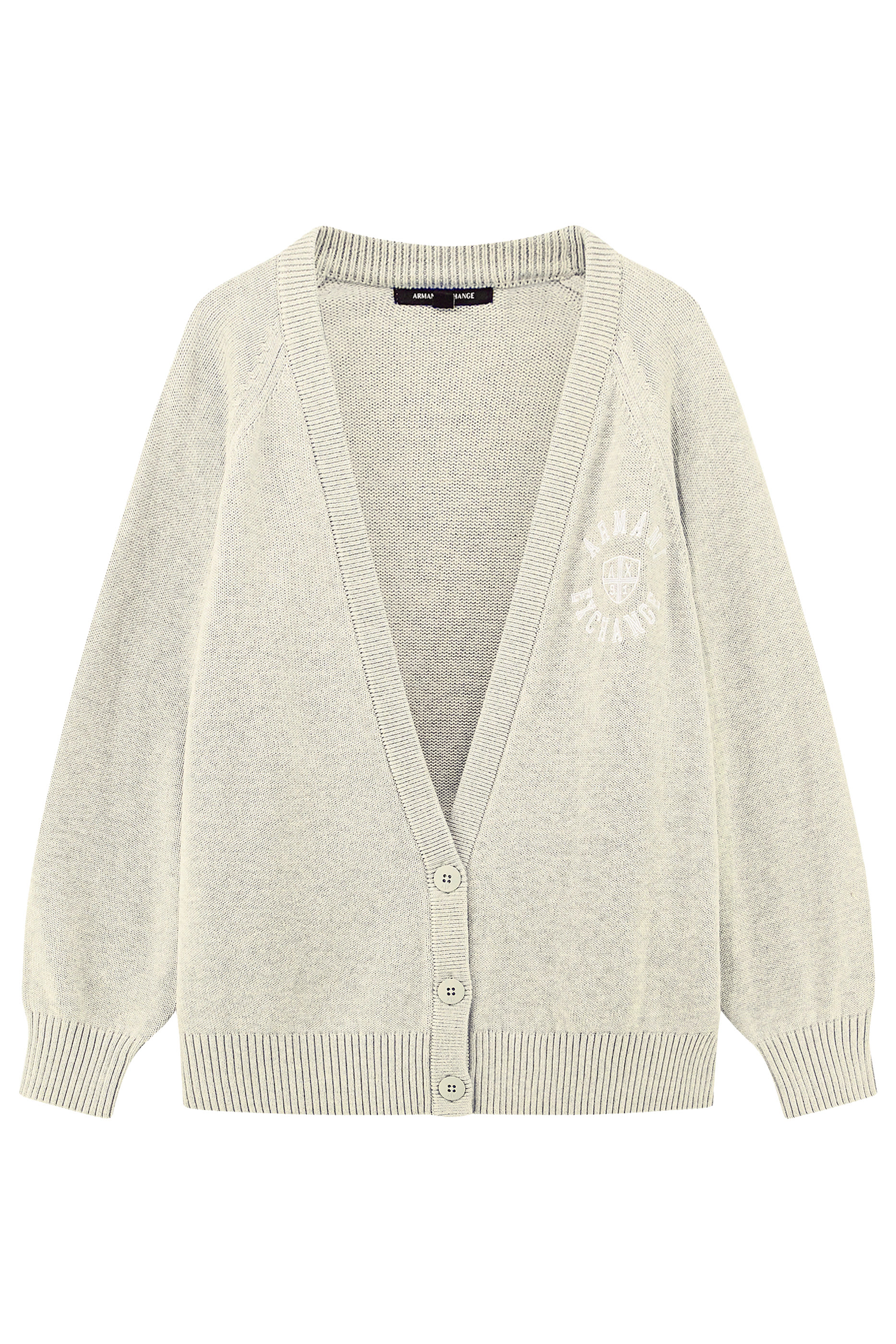 Logo V-Neck Cardigan