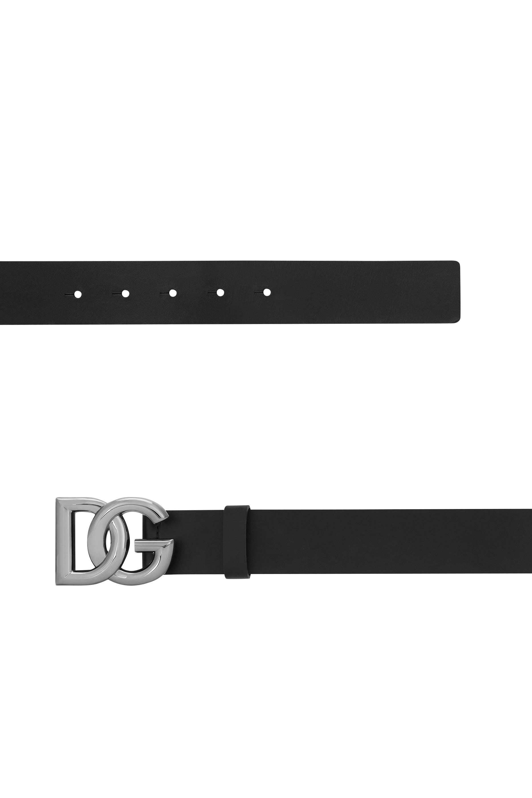 Leather Belt with DG Logo