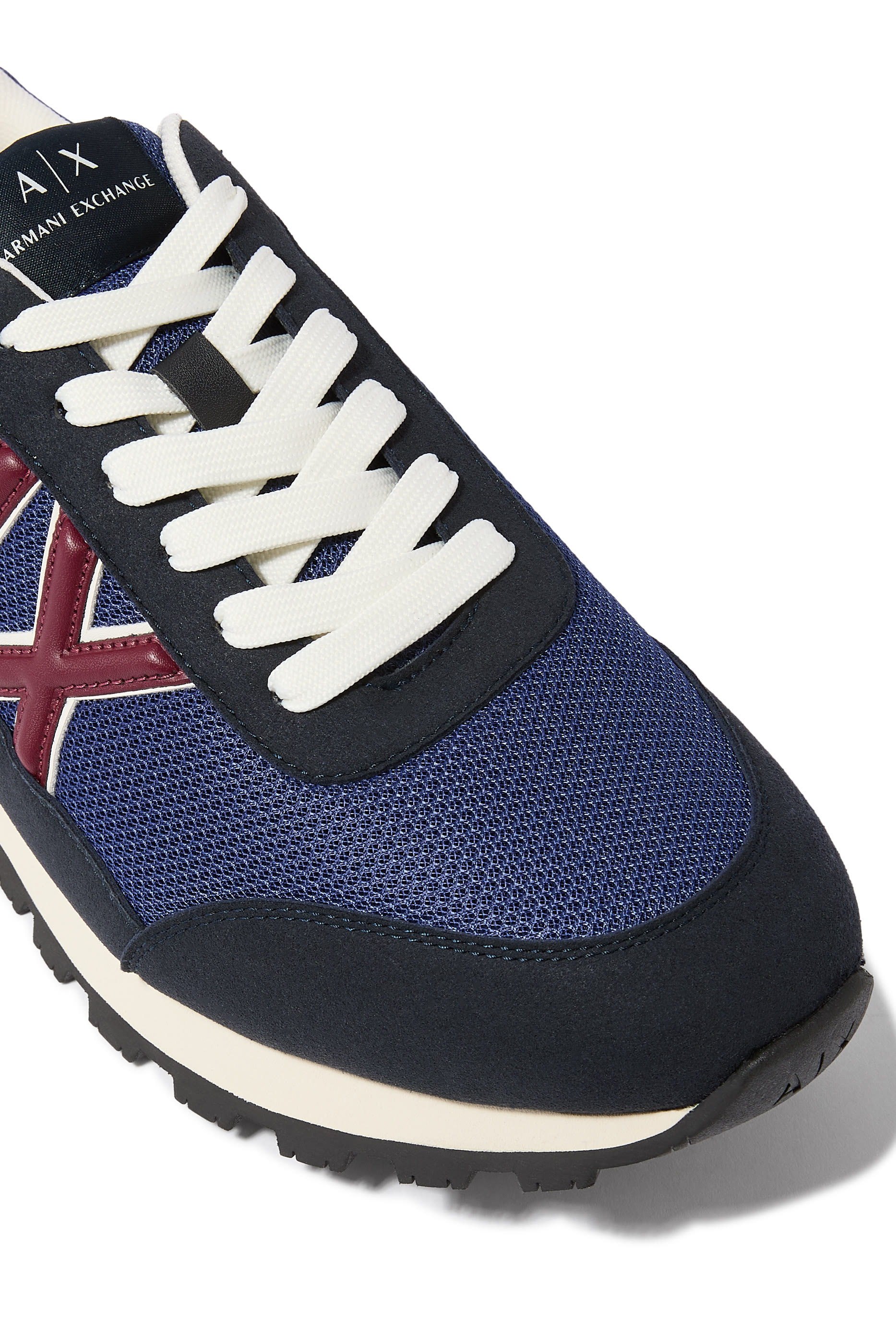 Drop Side AX Logo Low-Top Sneakers