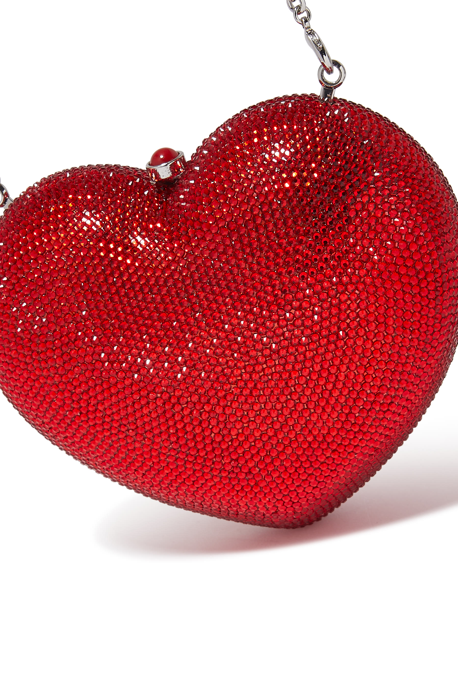 L'Amour Petit Coeur Crystal Clutch Bag