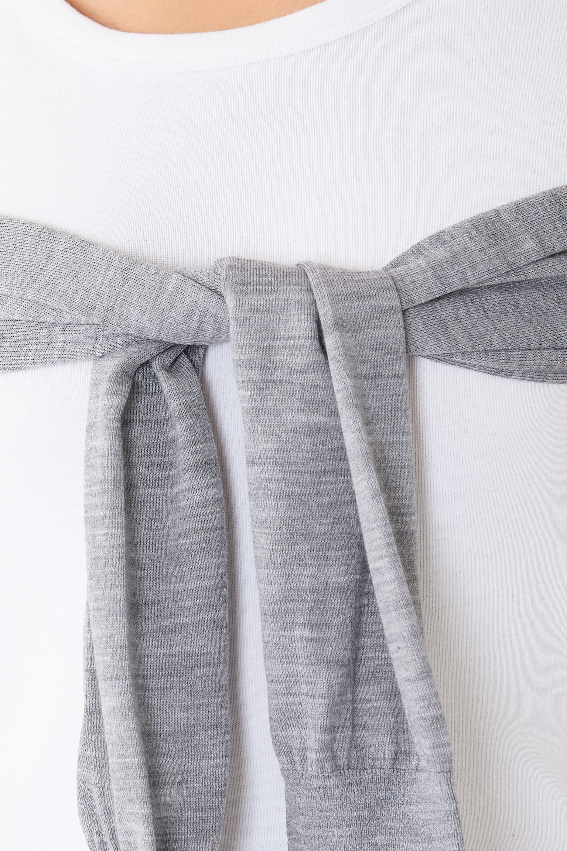 Layered Mini Tank Dress with Tie-Front Cardigan