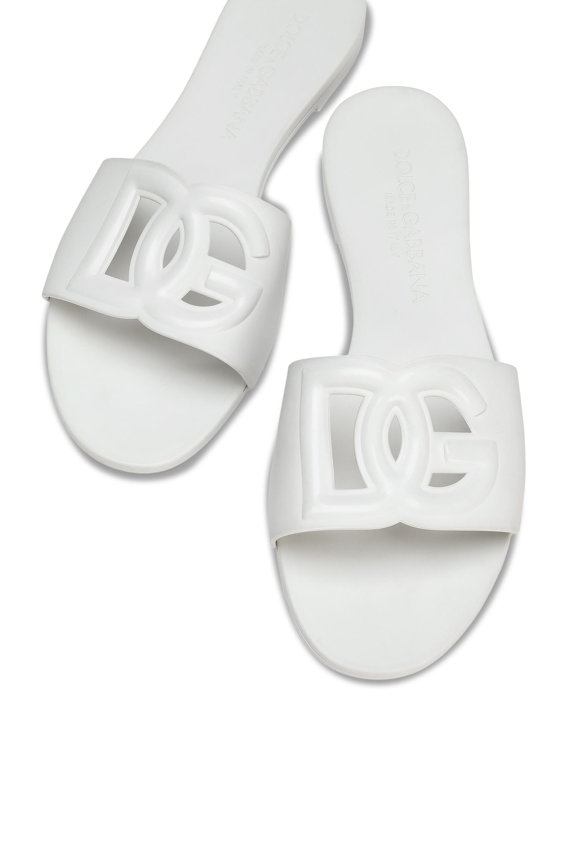 Rubber Beachwear Slides
