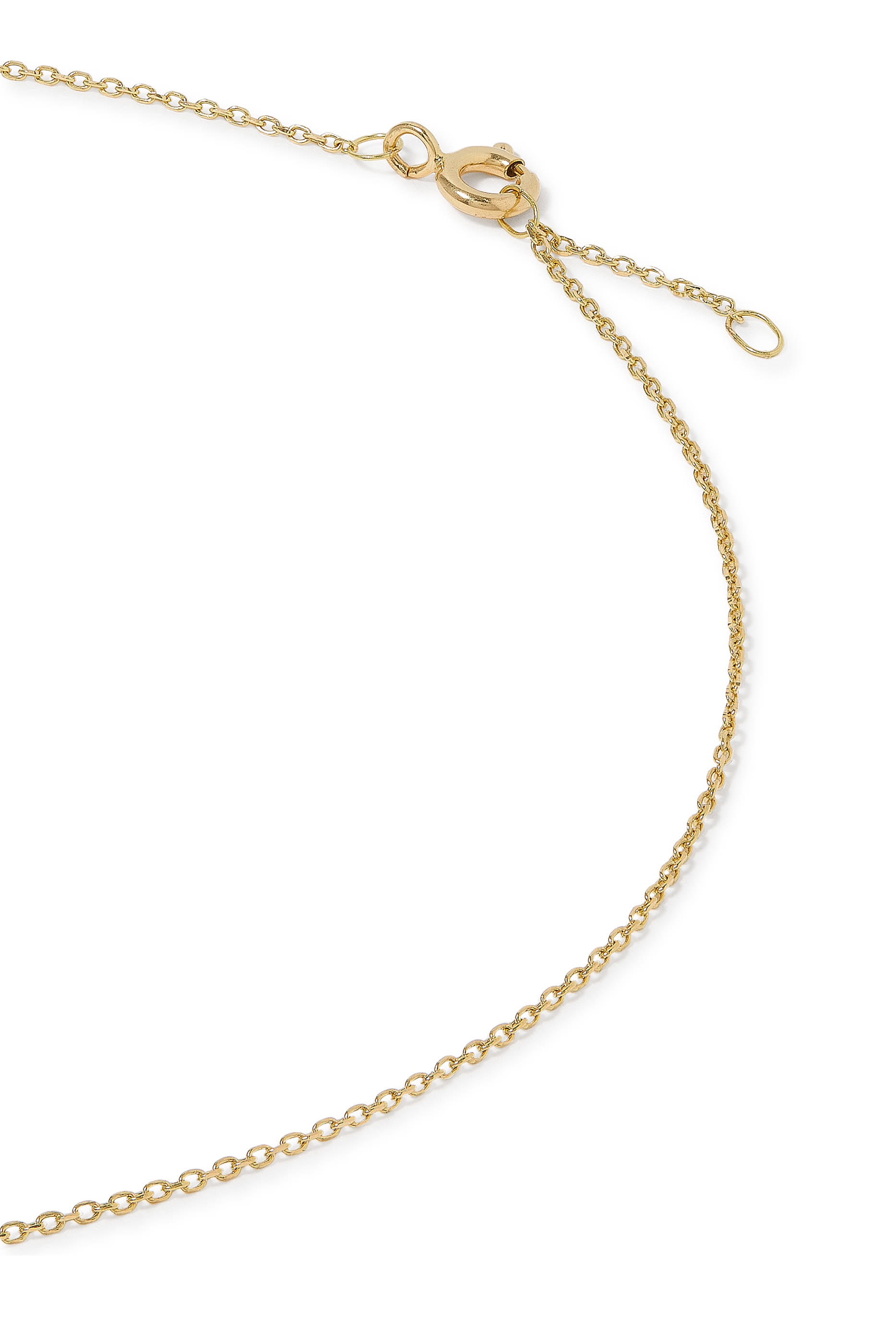 Love Spring Pendant Necklace, 18k Yellow Gold & Diamonds