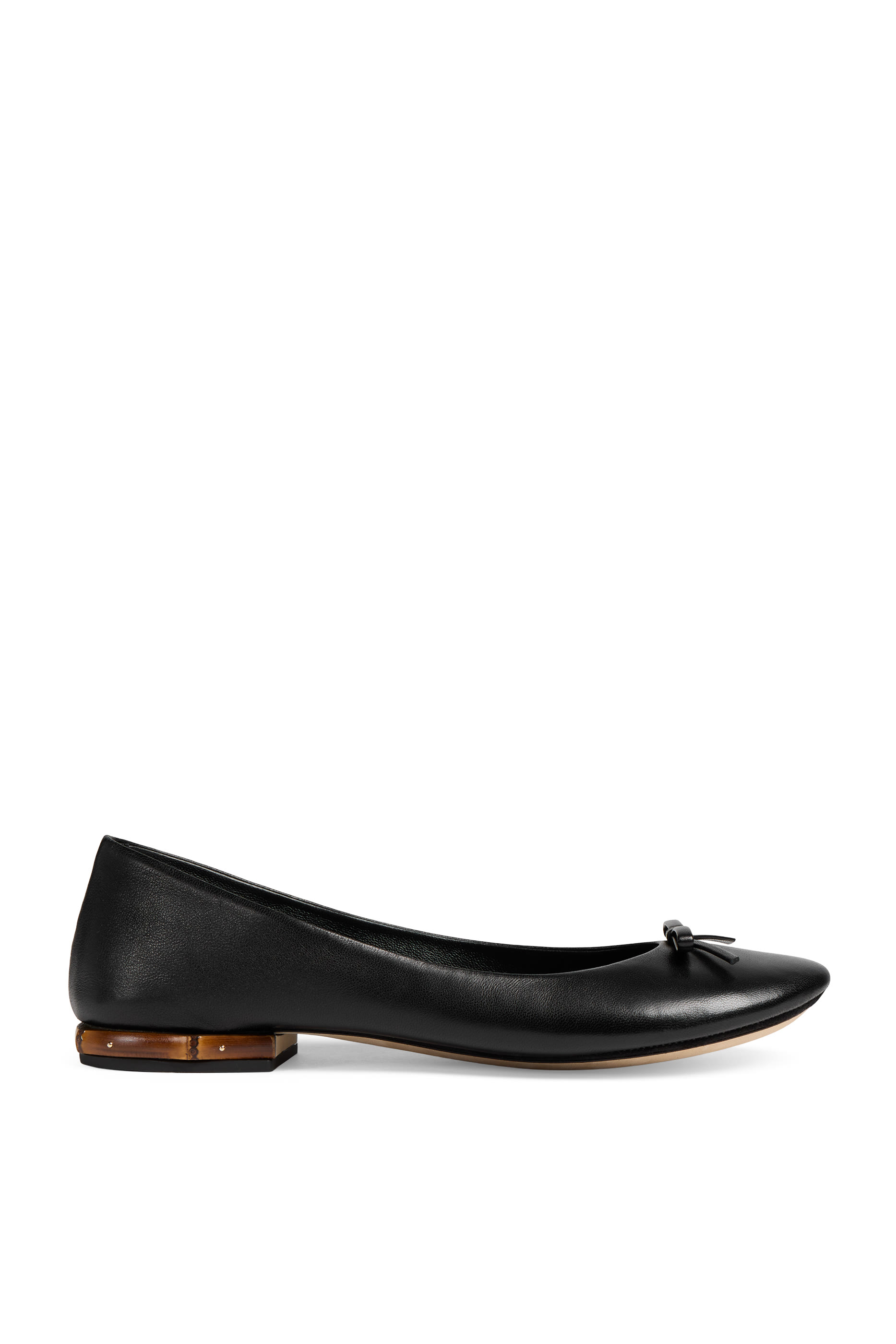 Bamboo-Heel Ballerinas