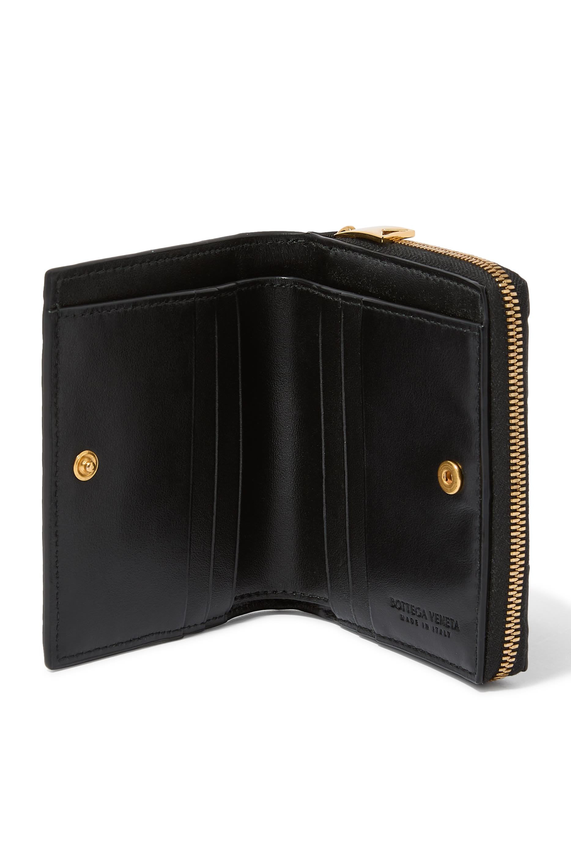 Intrecciato Small Bi-Fold Wallet
