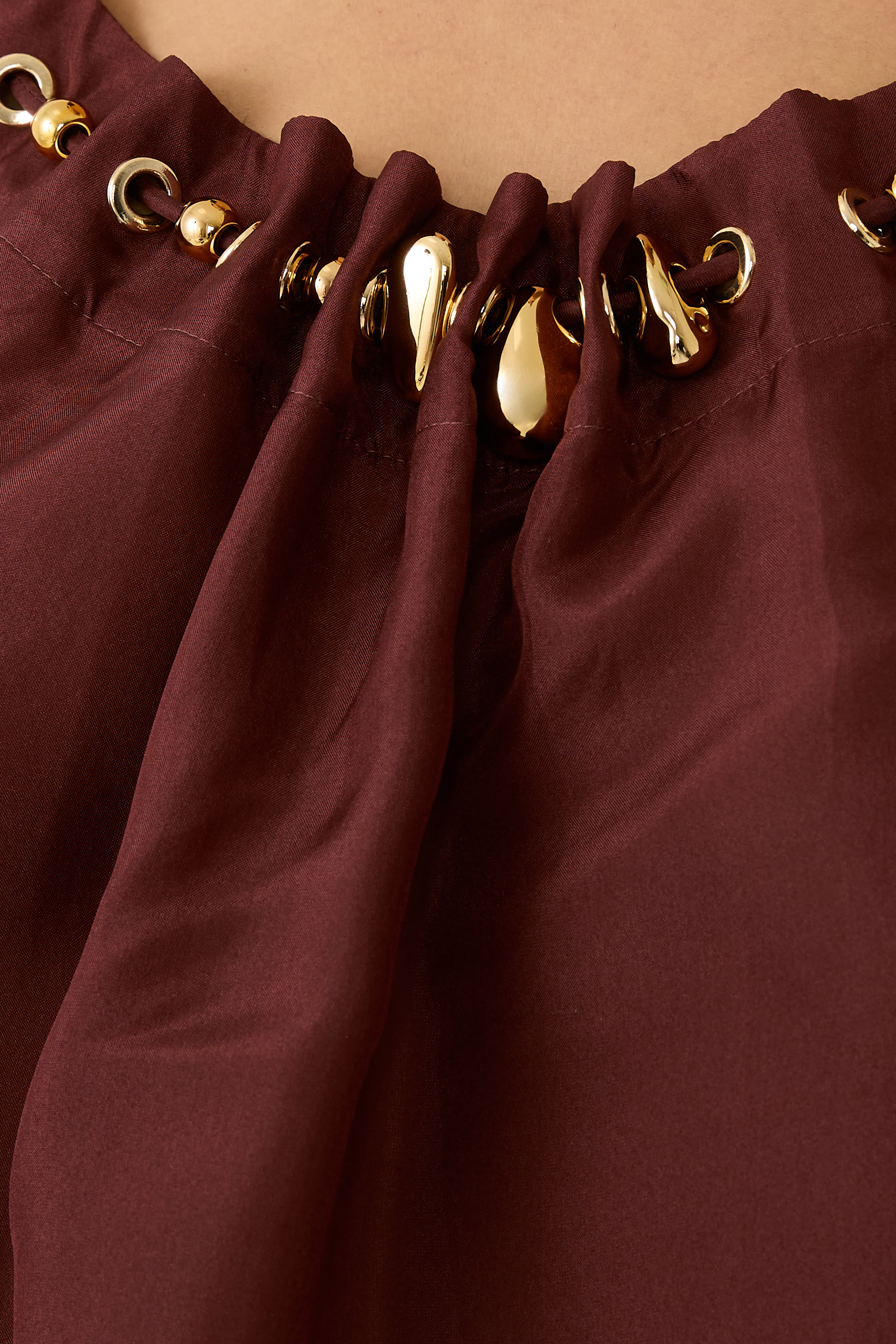 Aster Gathered Bead Blouse 