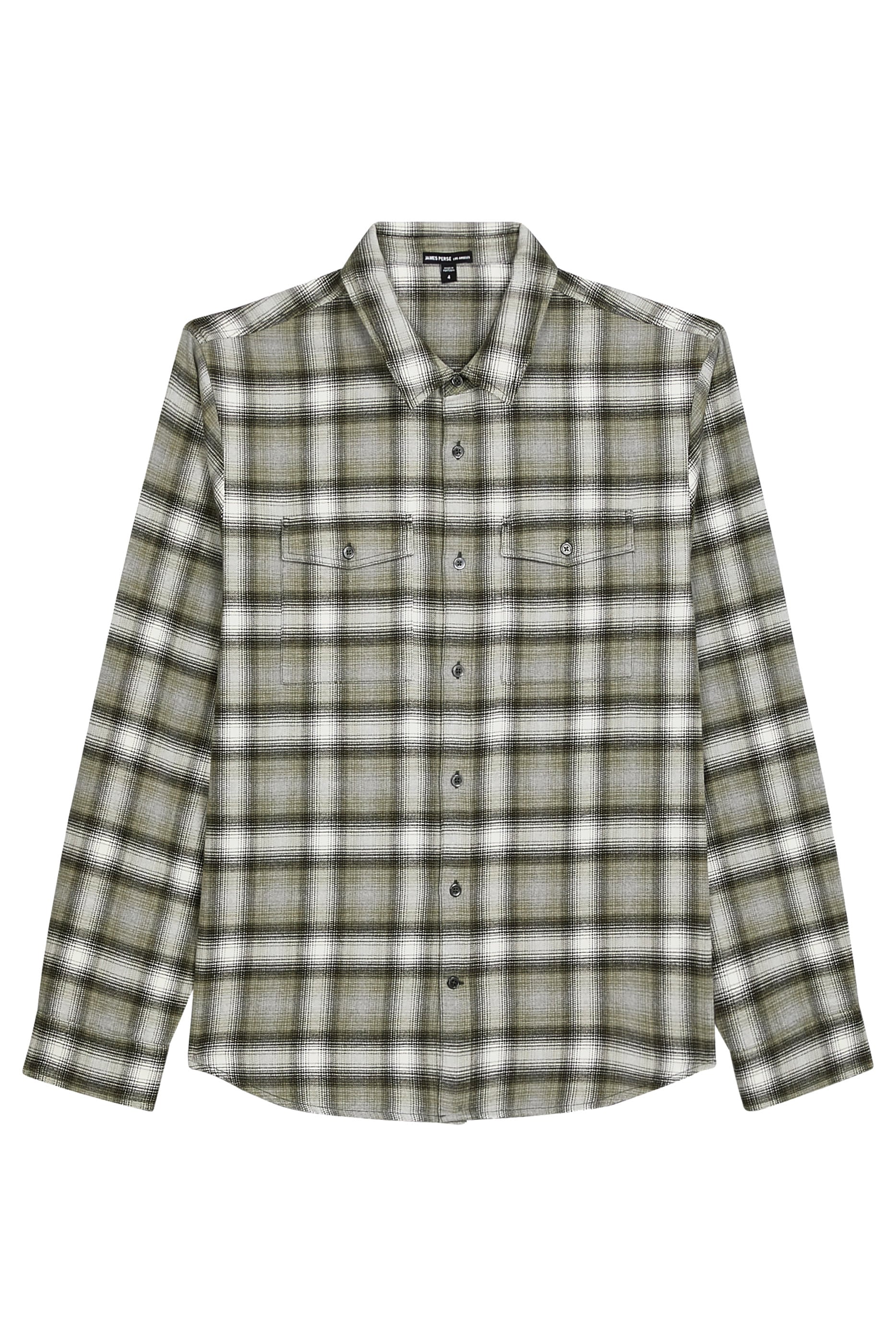 Brushed Flannel Plaid Shirt