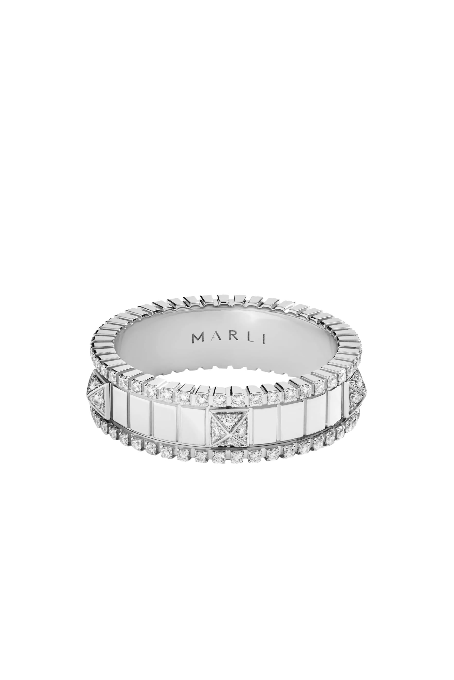 LIFE Ring, 18k White Gold & Diamonds