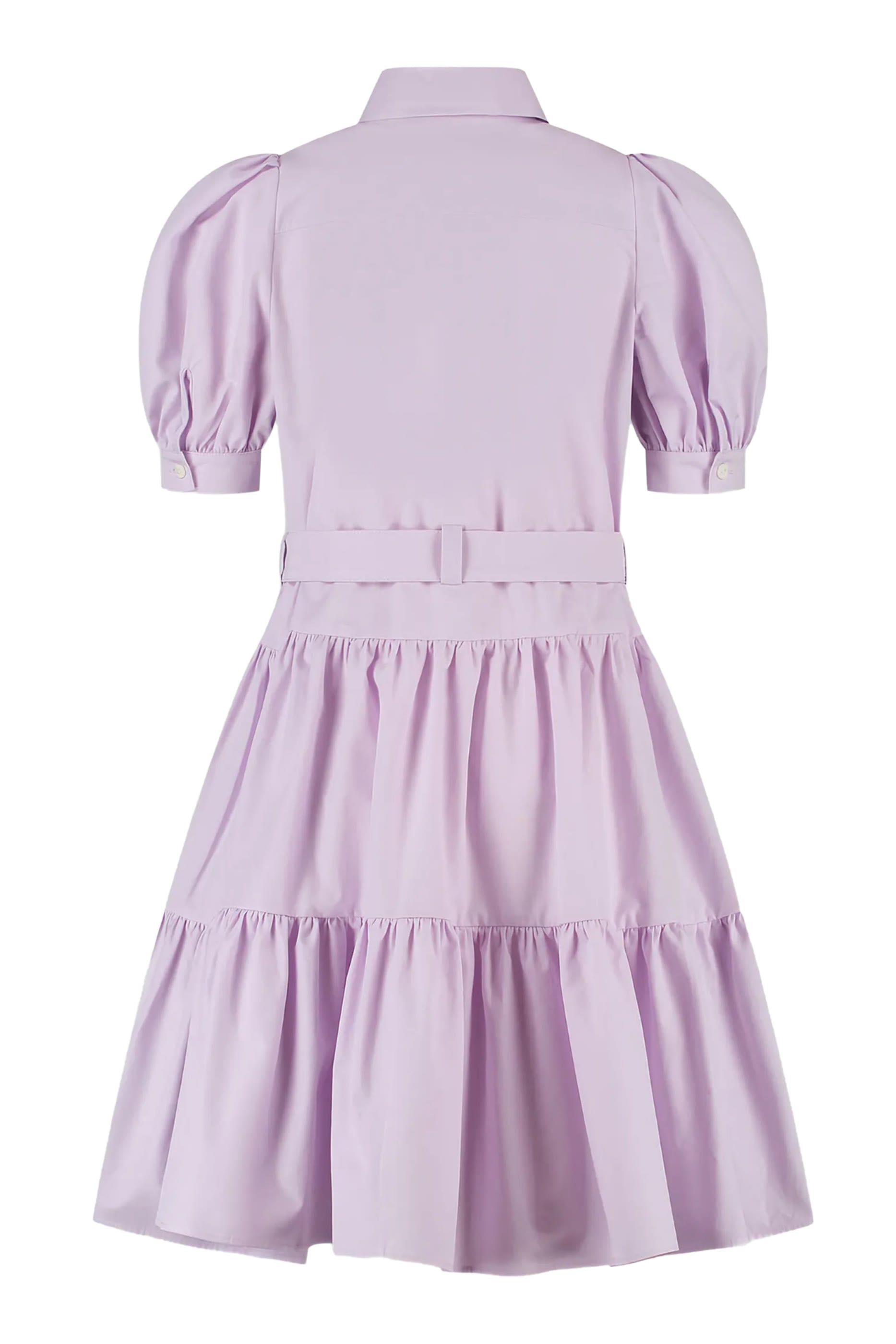 Kids Logo Puff Sleeves Dress