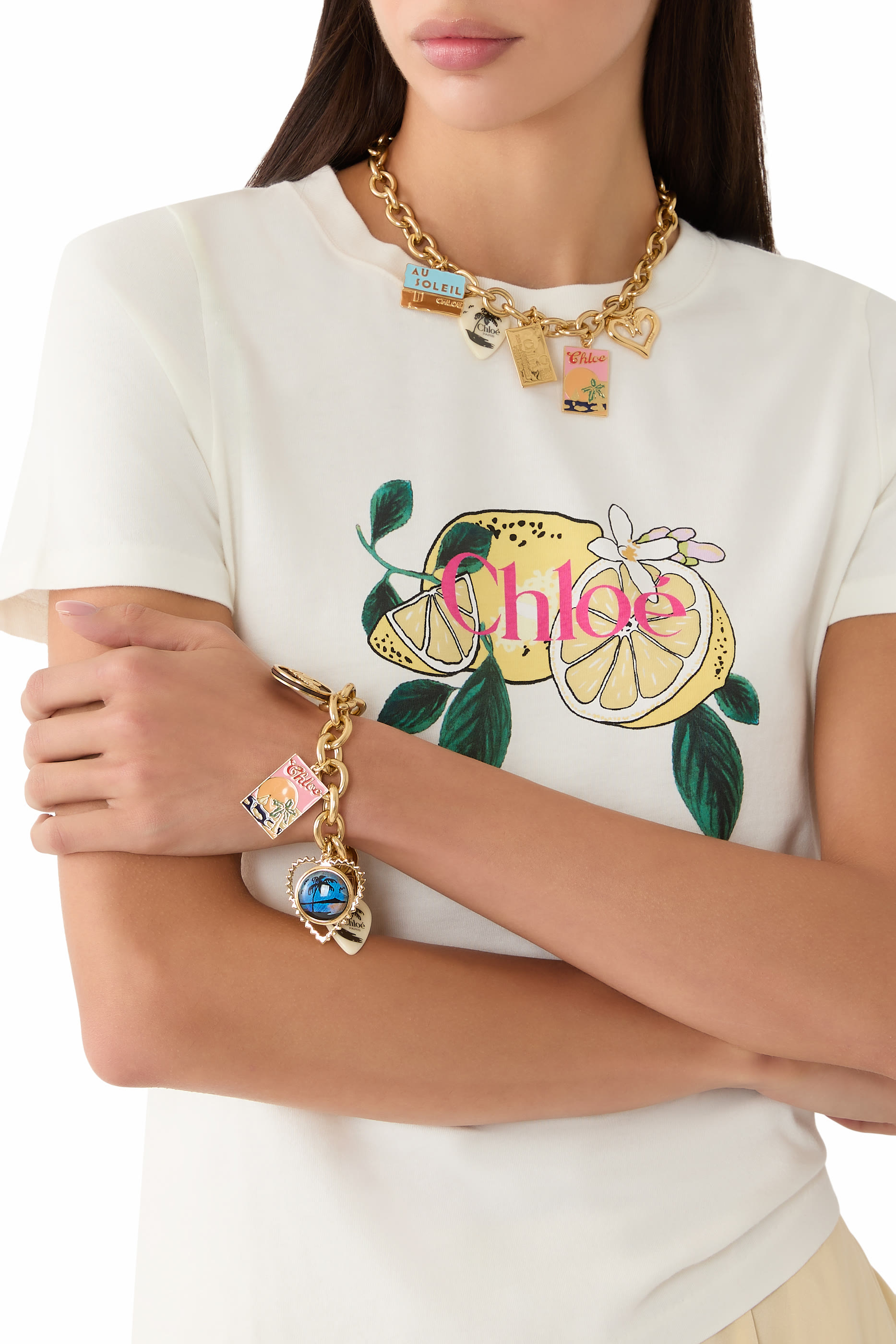Postcards Chunky Chain Bracelet