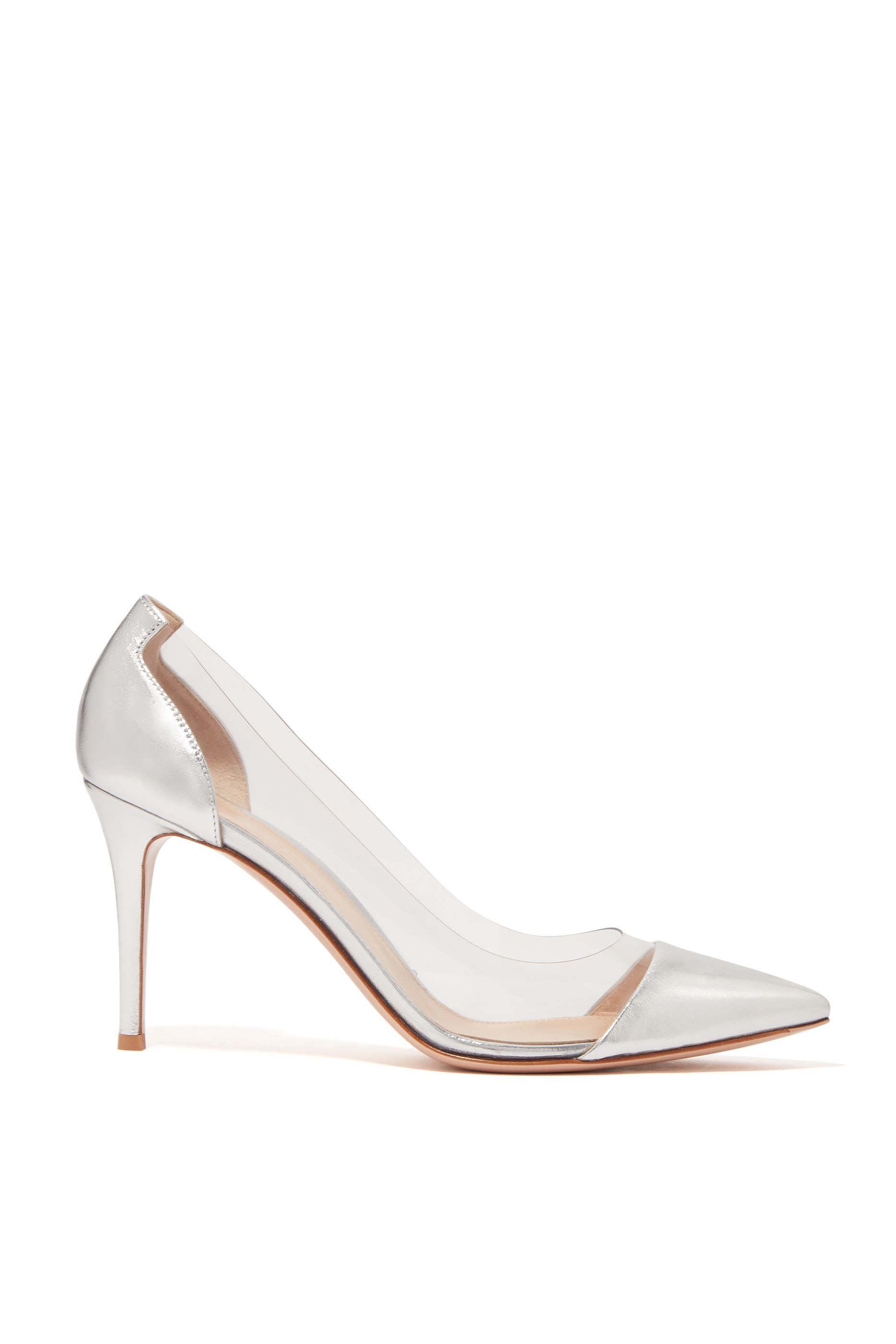 Plexi 85 Pumps in Metallic Leather