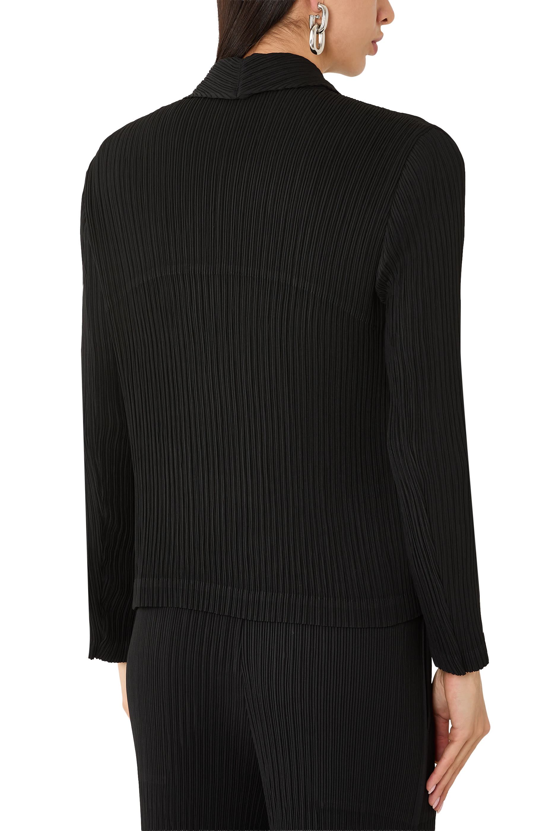 Hatching Pleats Jacket